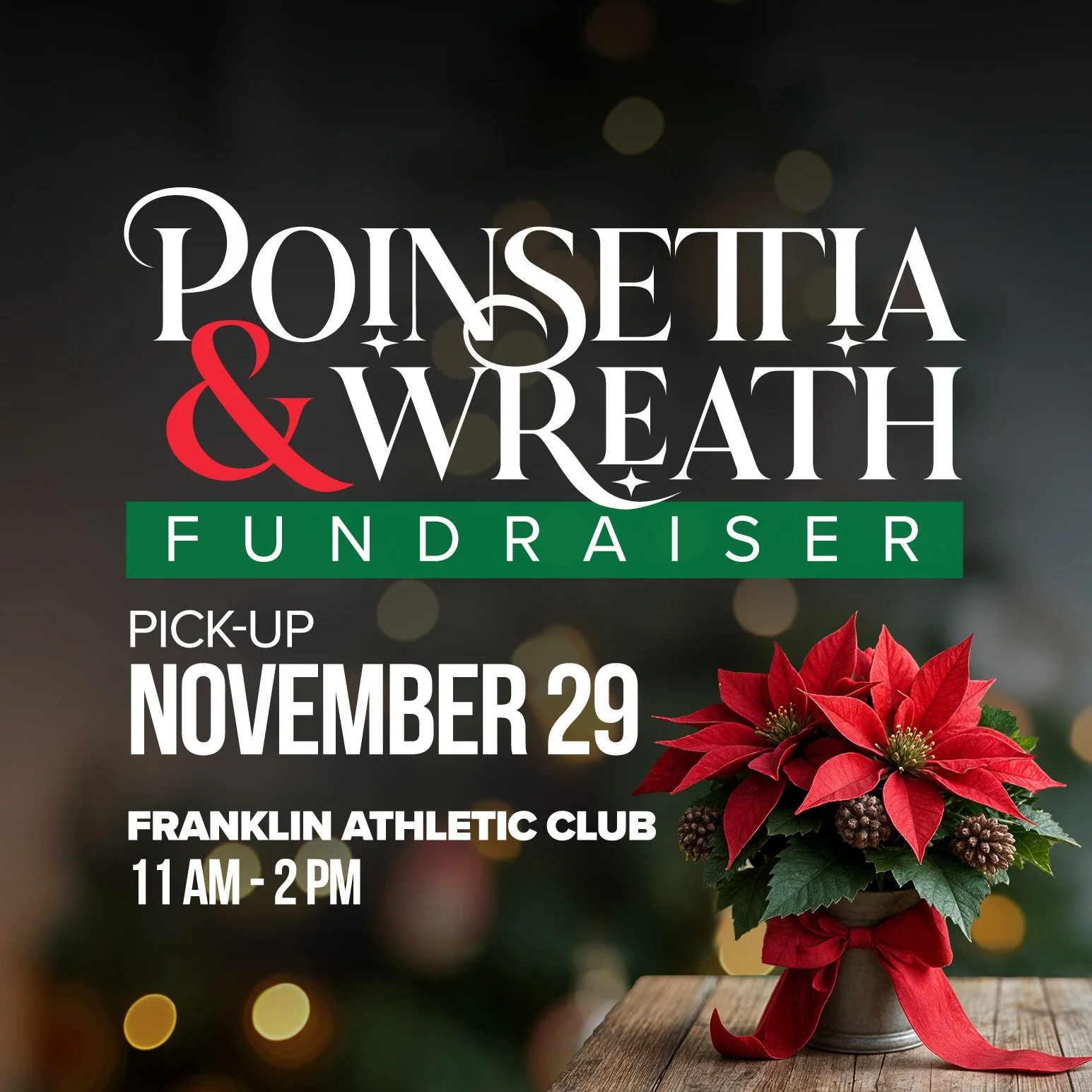 Poinsettia & Wreath Pick-Up
