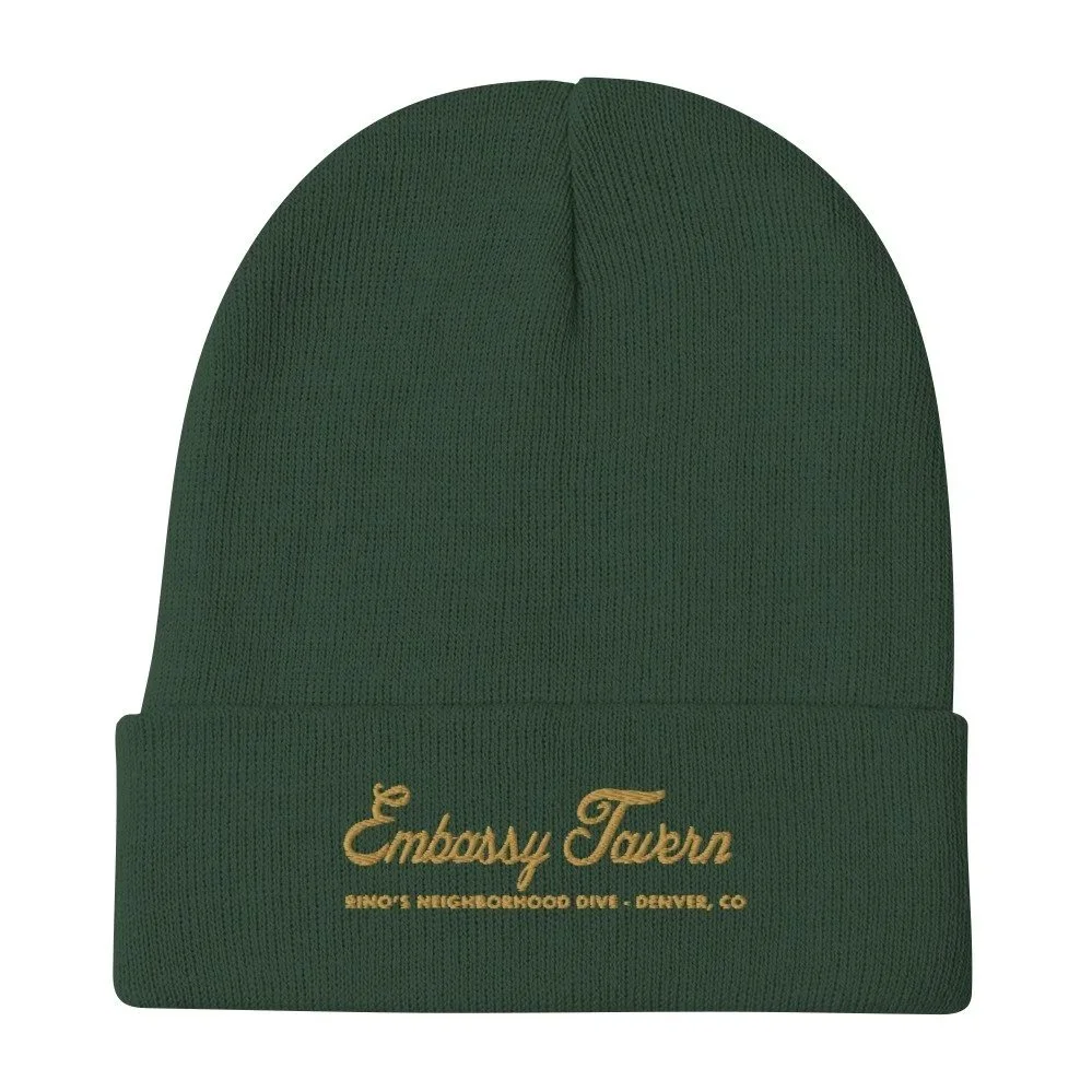 Embassy Tavern Embroidered Beanie