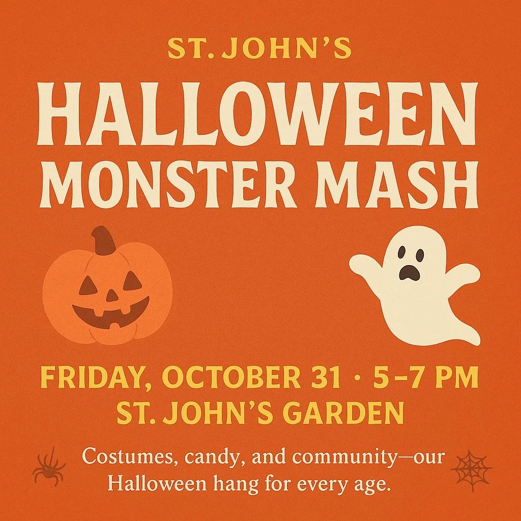 From All Hallows’ Eve to theology over pints, fall is full of connection at St. John’s Park Slope 🍂
Check out what’s coming up (link in story) 🔗