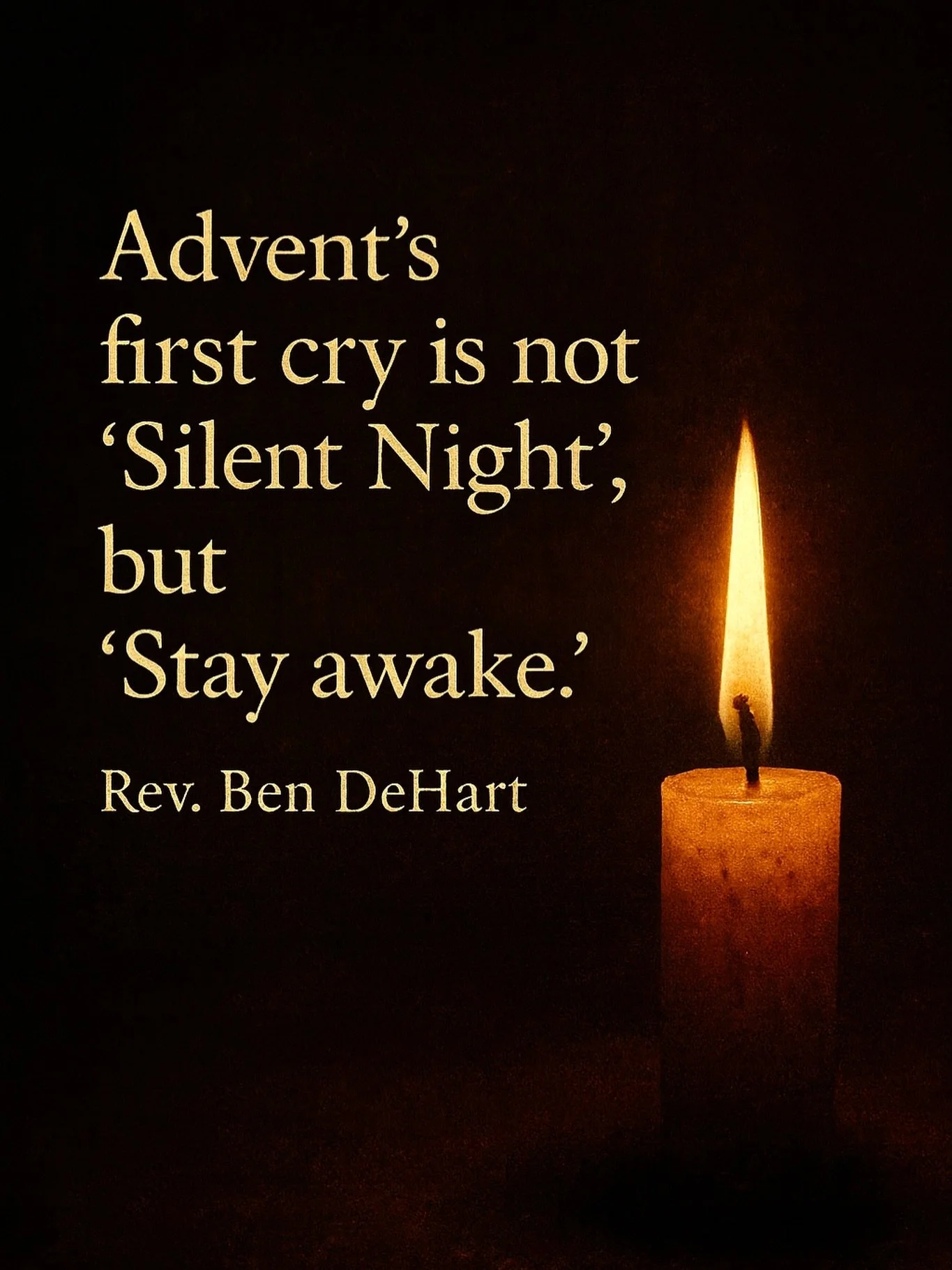 If you&rsquo;re longing for light, Advent begins today.
Join us at 10 AM 💒