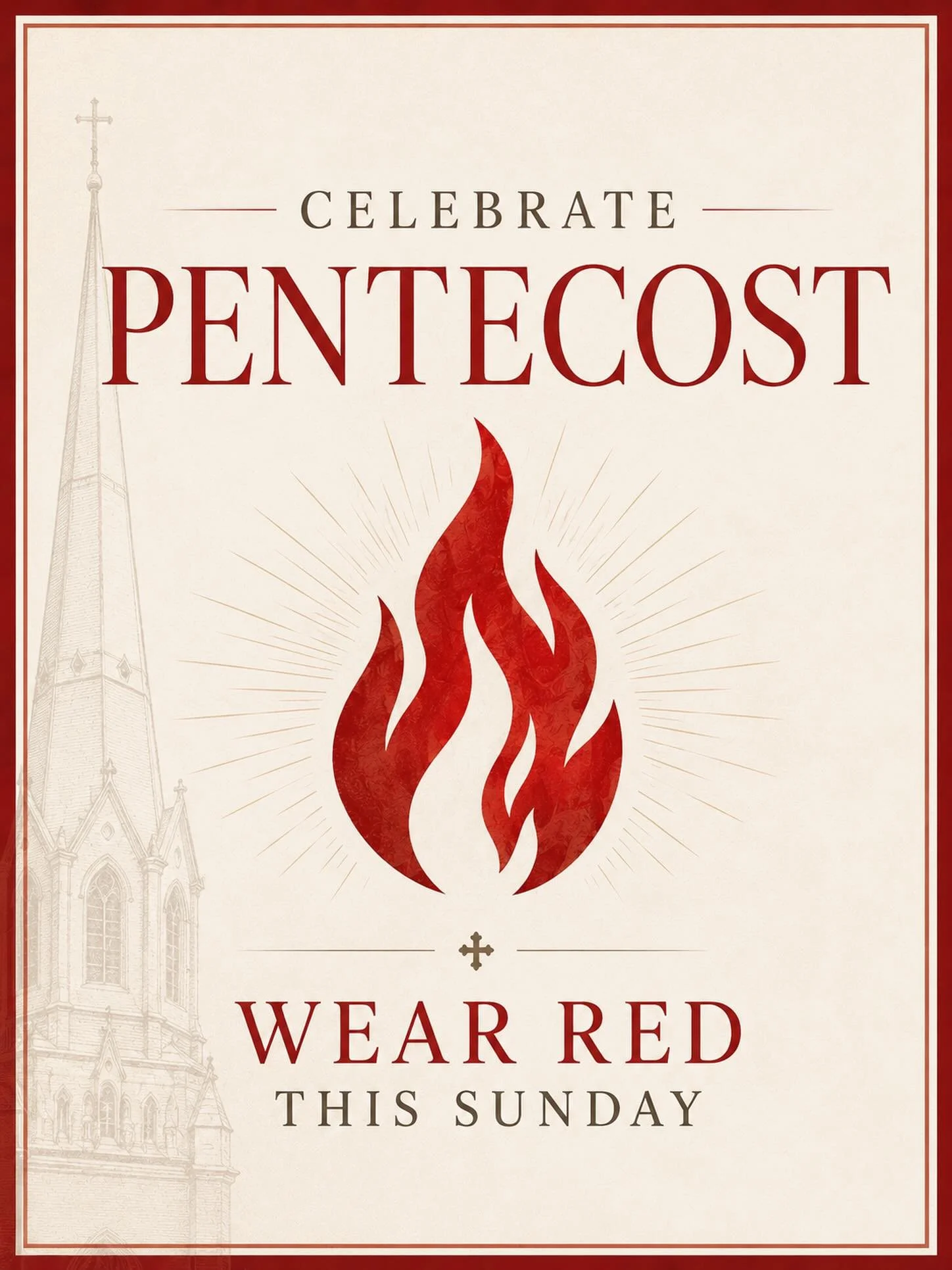 This Sunday is the Day of Pentecost: the birthday of the multi-ethnic church, the reversal of Babel, and the outpouring of the Spirit of Jesus &mdash; He is closer to you now than he could have been to anyone who walked beside him in Galilee!

We&rsq