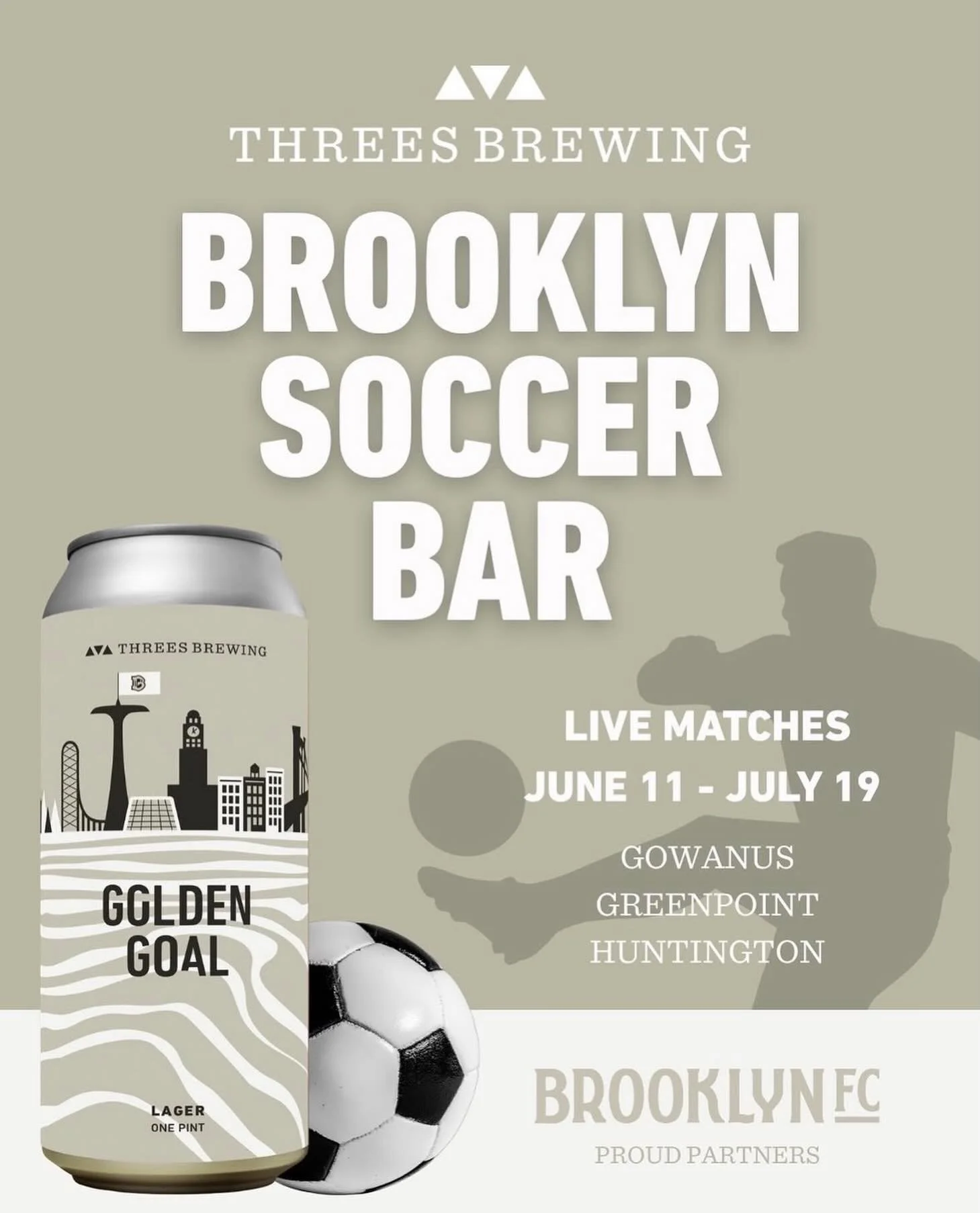 World Cup Soccer is here! And if, like us, the tickets are outside your price range, join St. John&rsquo;s Park Slope for a couple of outings over the next month ⚽️

The opening match is this Thursday at 3 PM: Mexico vs. South Africa. We&rsquo;re wat