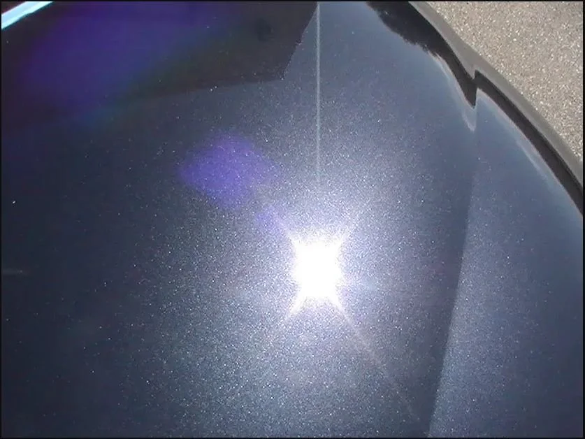 hologram free finish with denim