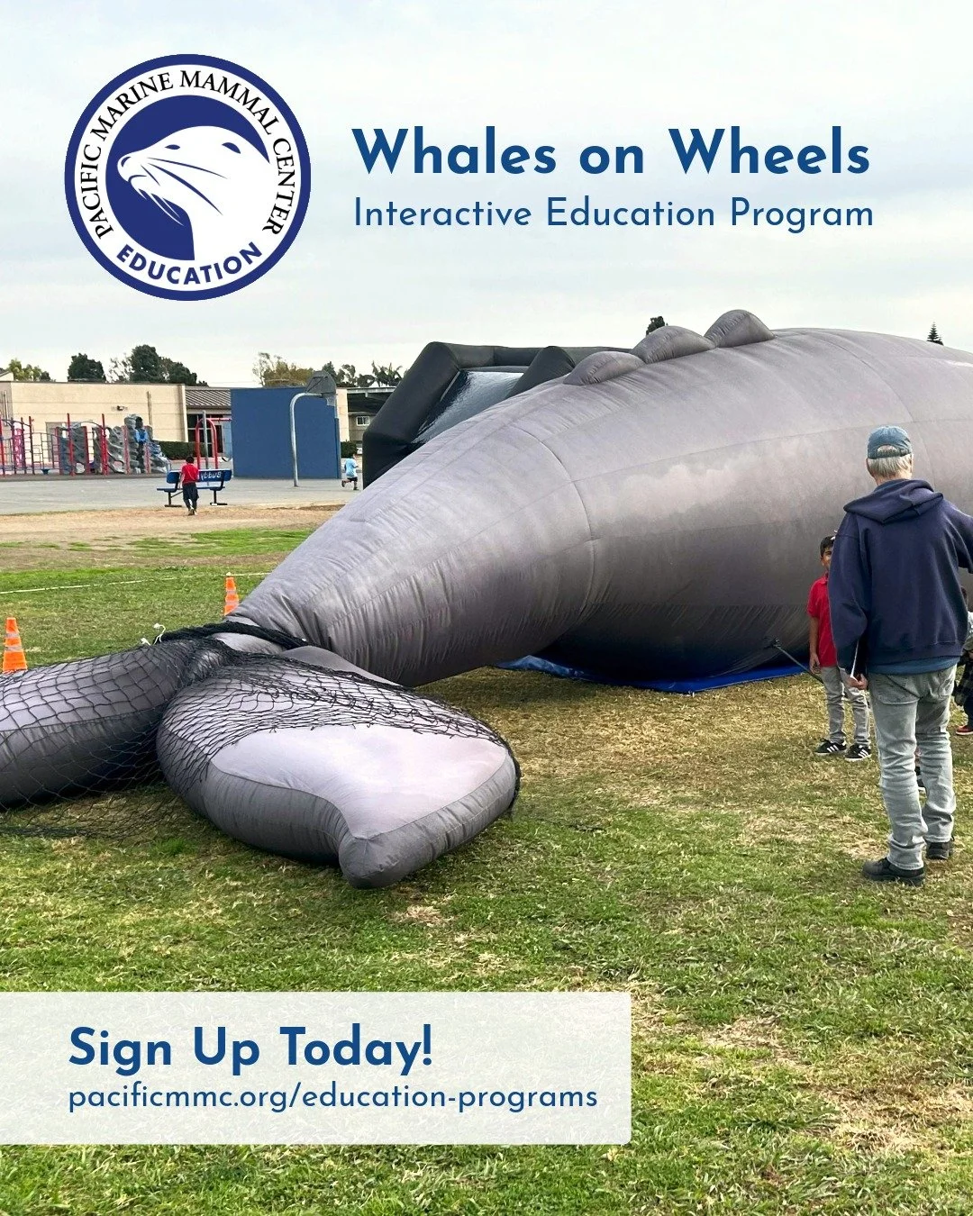 🎒🐋 Winston the Whale is going back to school in Orange County!

Are you a teacher or a parent? Whales on Wheels is a uniquely interactive education program for 3rd graders and up that comes to your school. 

🌊 Students learn about the critical rol