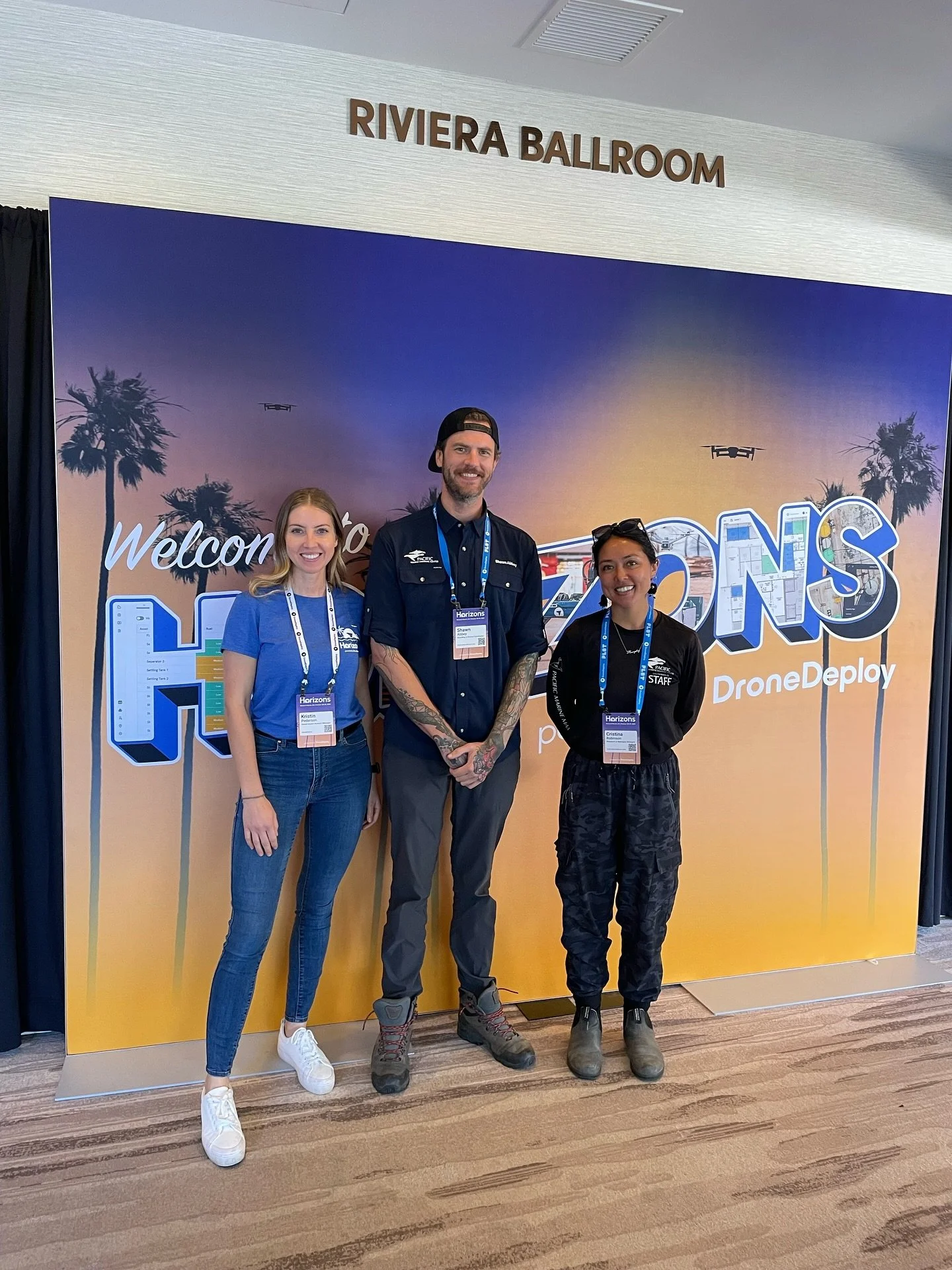 This past week, our Stranding &amp; Rescue Coordinator, Shawn Abbey, and our Research &amp; Necropsy Biologist, Cristina Robinson, attended the 2025 Horizons Conference powered by @dronedeploy in Newport Beach! This conference discussed the future of