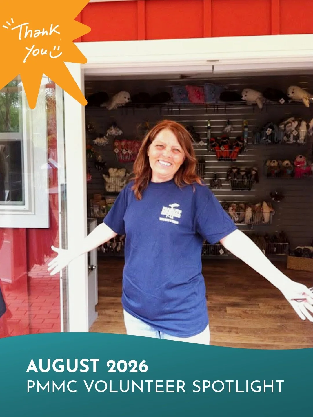 This August, we&rsquo;re proud to highlight our longtime volunteer, Kathy Green! Over the years, Kathy&rsquo;s role has grown alongside PMMC, and her dedication has made a lasting impact 🌊
&nbsp;
Kathy first became involved with PMMC as a member, su