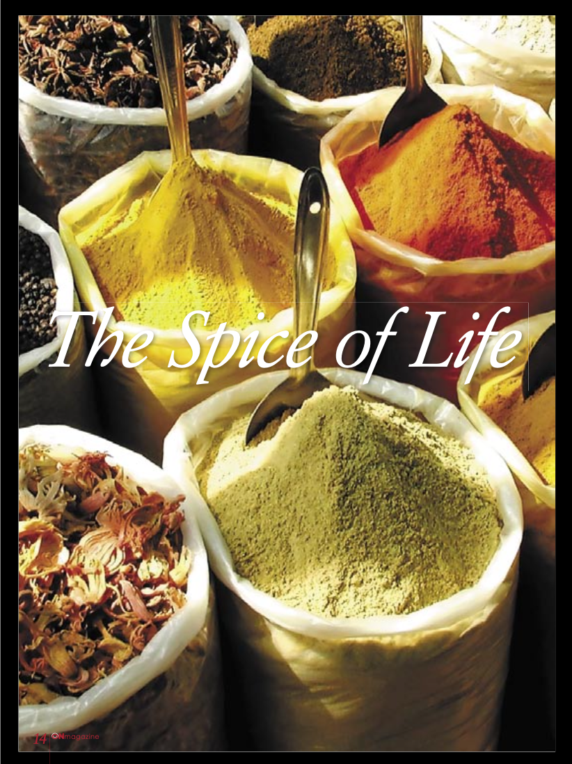 Article about health benefits of different spices (food & nutrition)