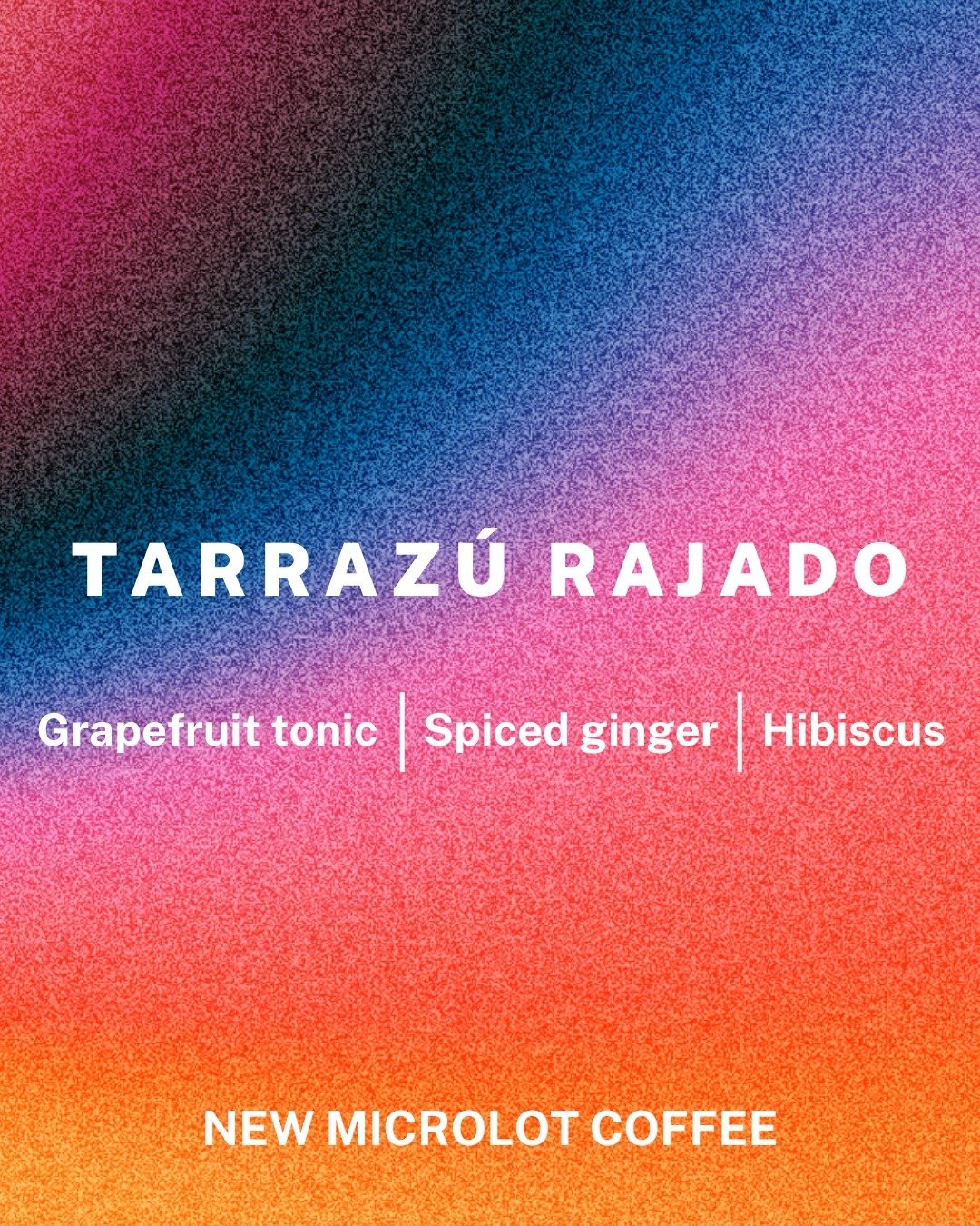 No market this upcoming Sunday! We're taking the week to enjoy new coffees available on our shop and announce 2 coffee offerings from a country we've not had before 👀

Starting off with: Tarraz&uacute; Rajado

This coffee is adventurous, stunning, w