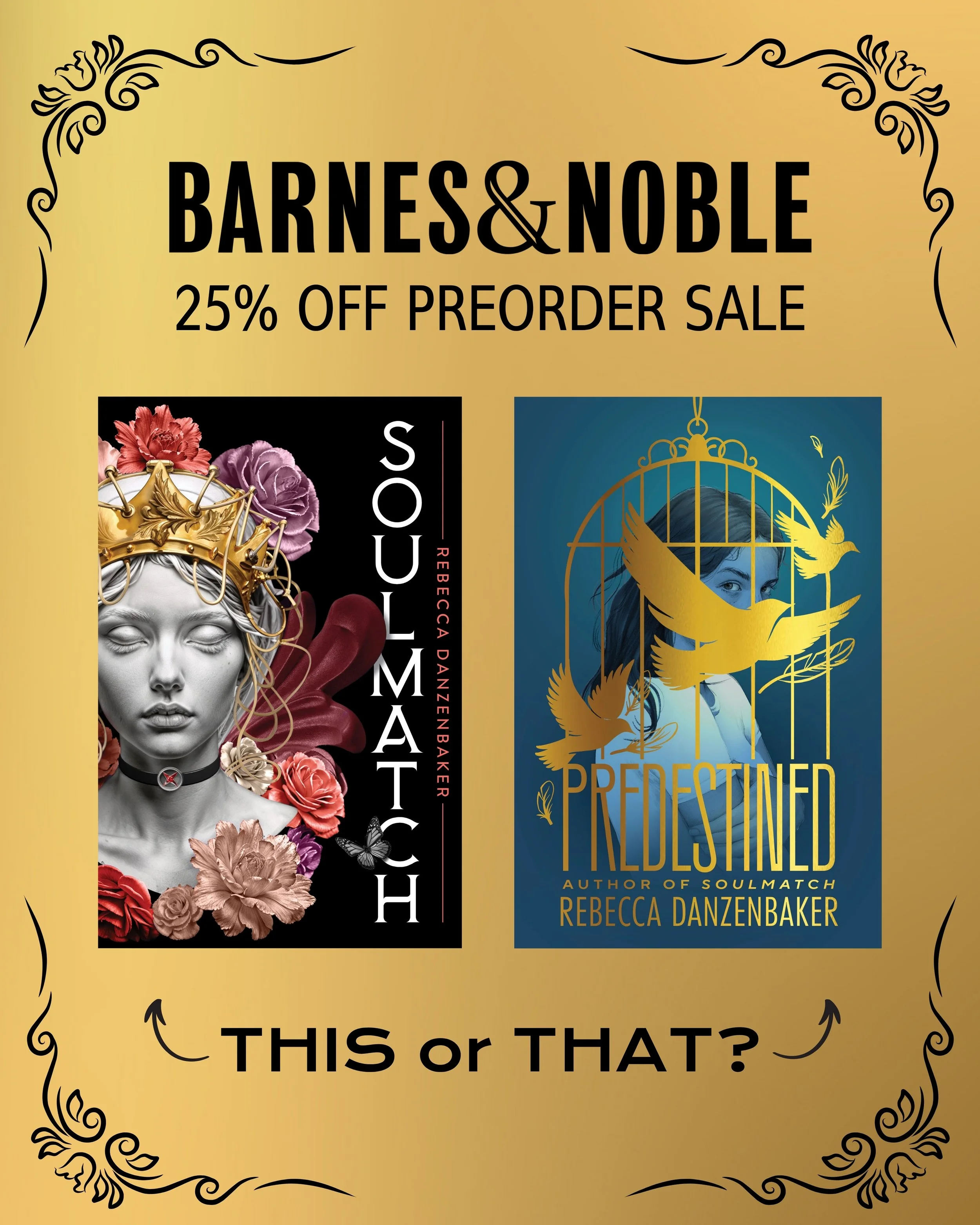 Barnes and Noble preorder sale. Soulmatch or Predestined? This or That?