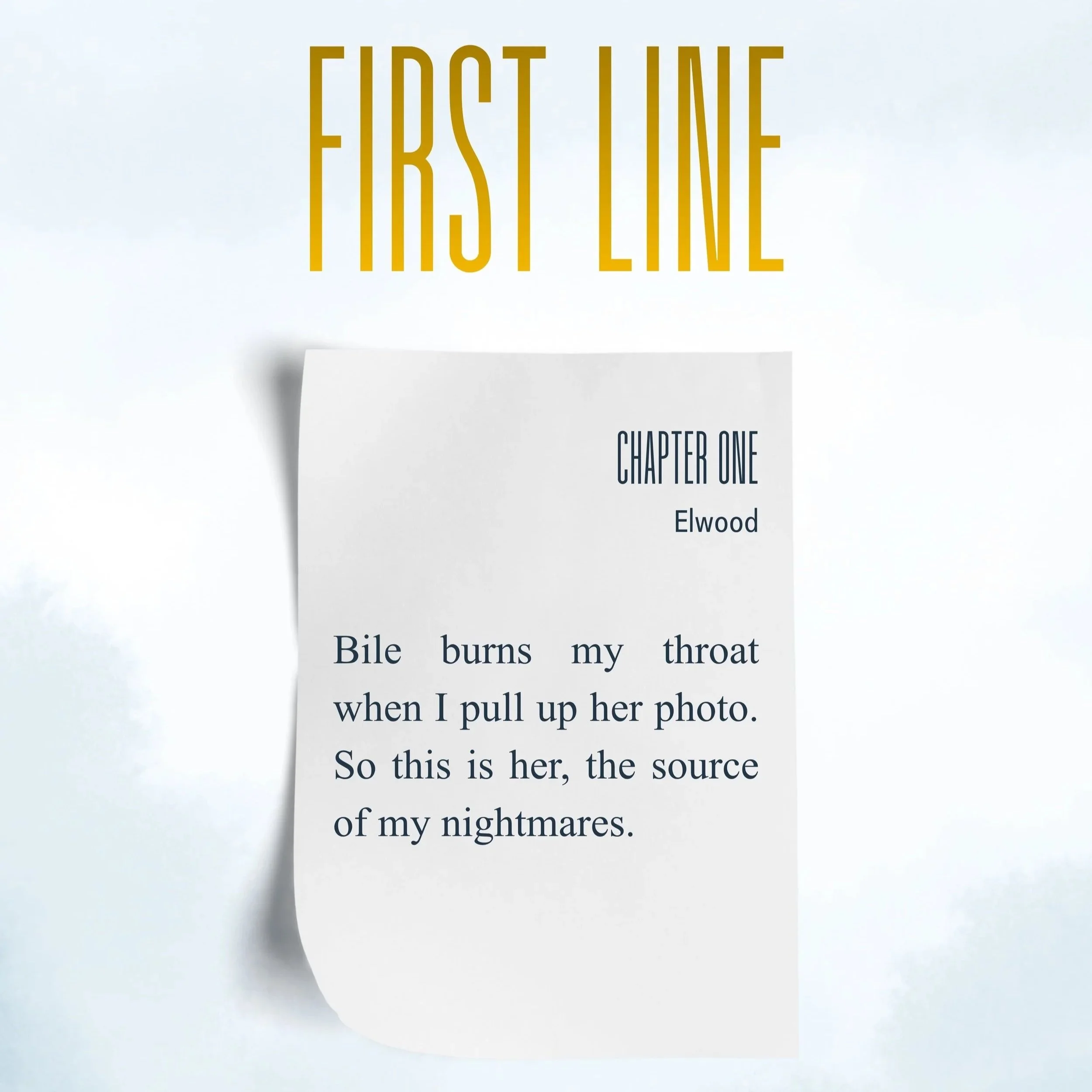 Predestined's first line - Rebecca Danzenbaker