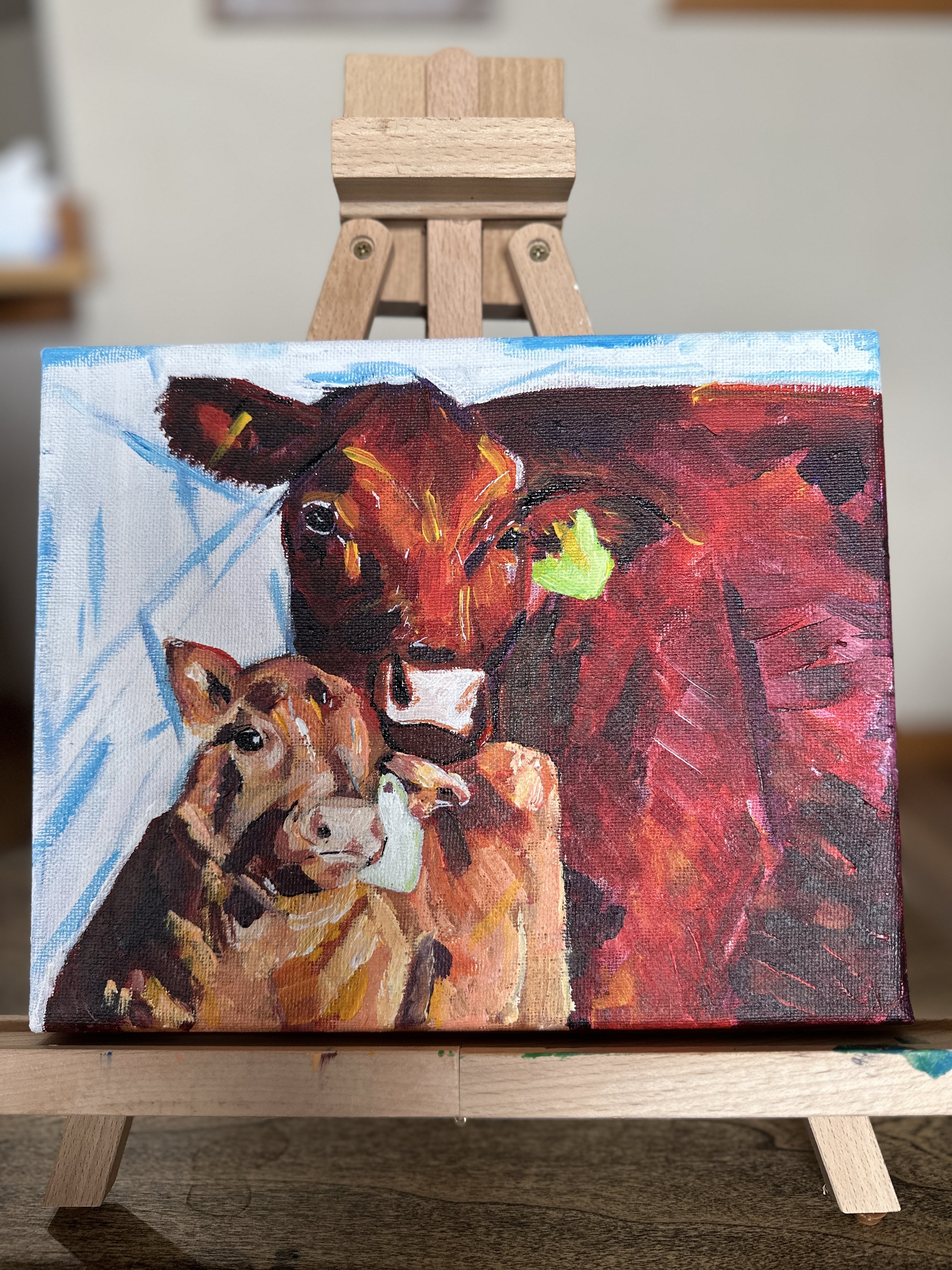 "PASTURE KISSES" Fine Art Print