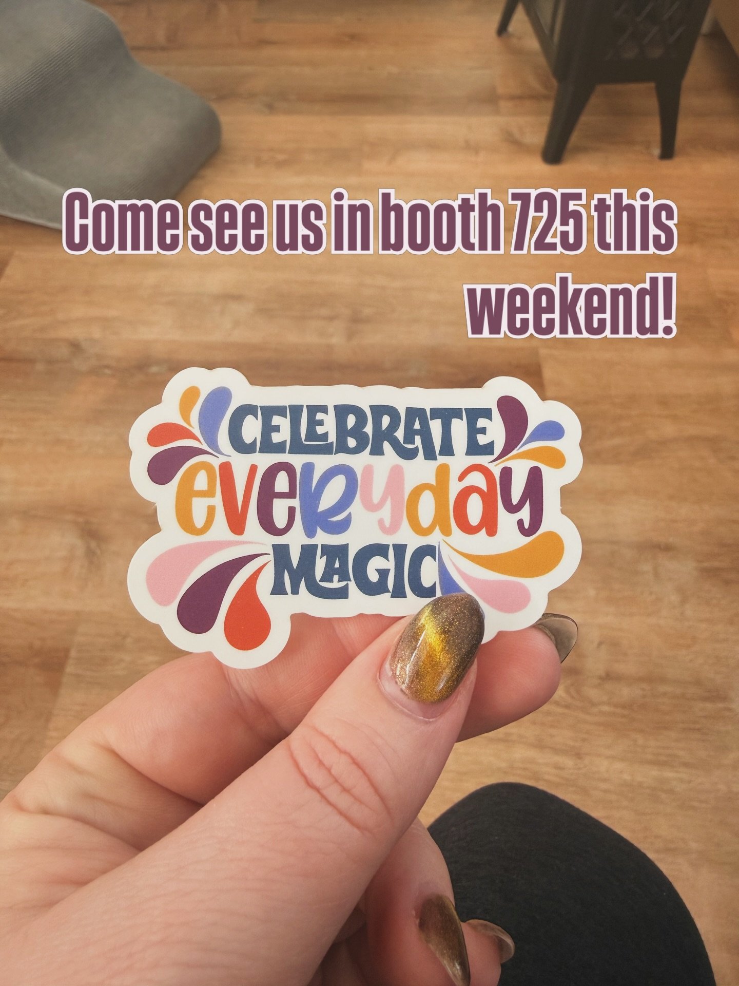Come visit, sign up for our retailer newsletter and get a sticker to take with you! We&rsquo;re so excited to see everyone at @nemadeshows #wholesaleshow #stickers #greetingcards