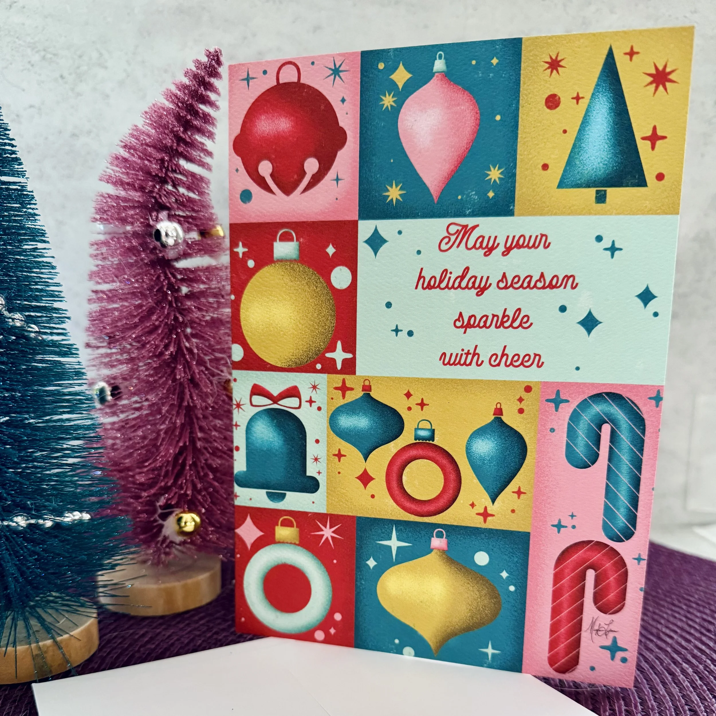 Iconic Retro Holiday Card