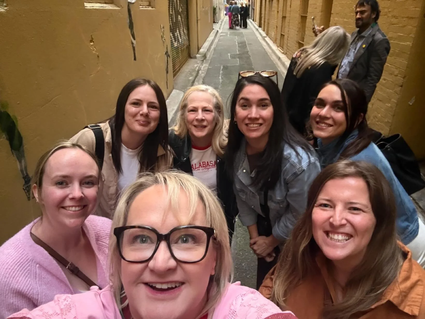 The Pristine Clean crew traded dusters for laughter tonight! We had an incredible time watching the hilarious @urzilacarlson. The perfect end-of-year celebration! 😇🎄