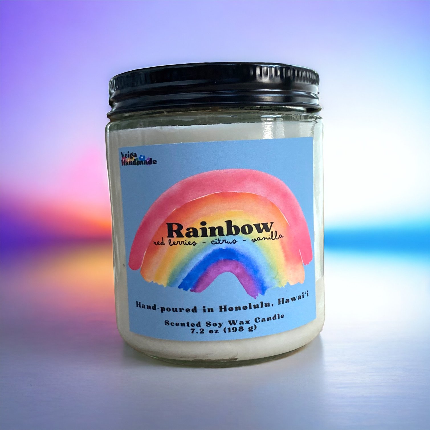 Rainbow Candle