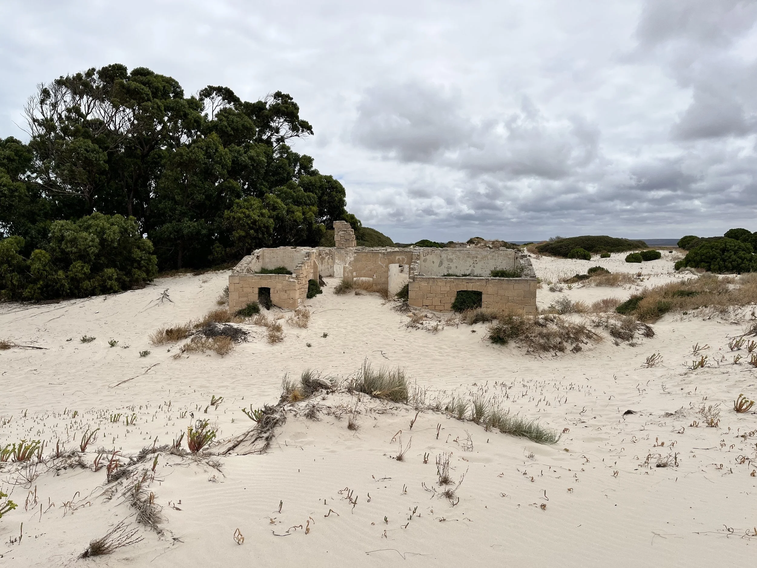 Eucla Telegraph Station ruins