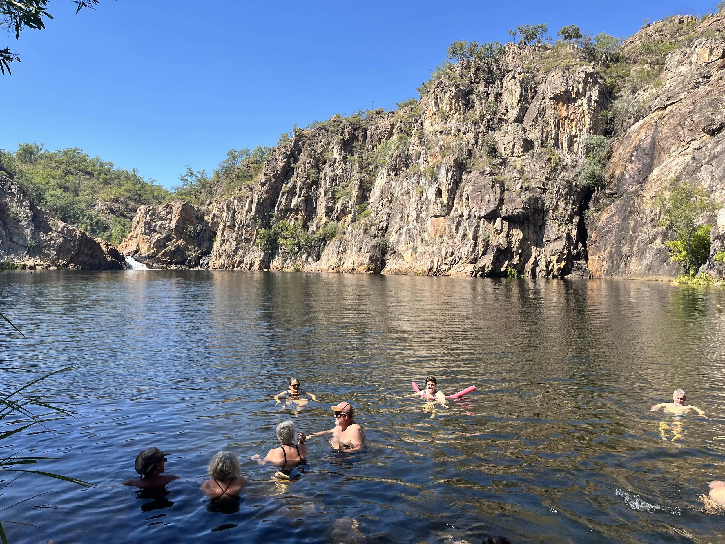 Edith Falls swim