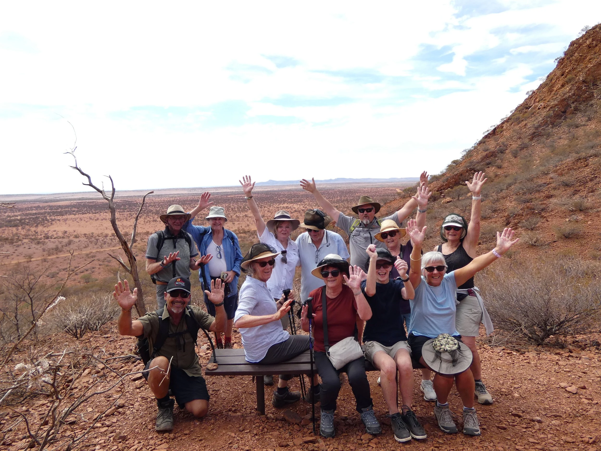 Karijini hike group