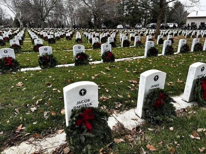 Wreaths Across America Wreath Laying - Mountain View Cemetery