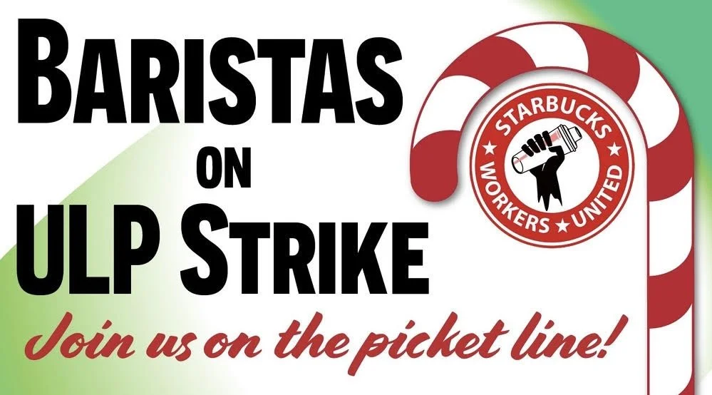 Baristas on ULP Strike
