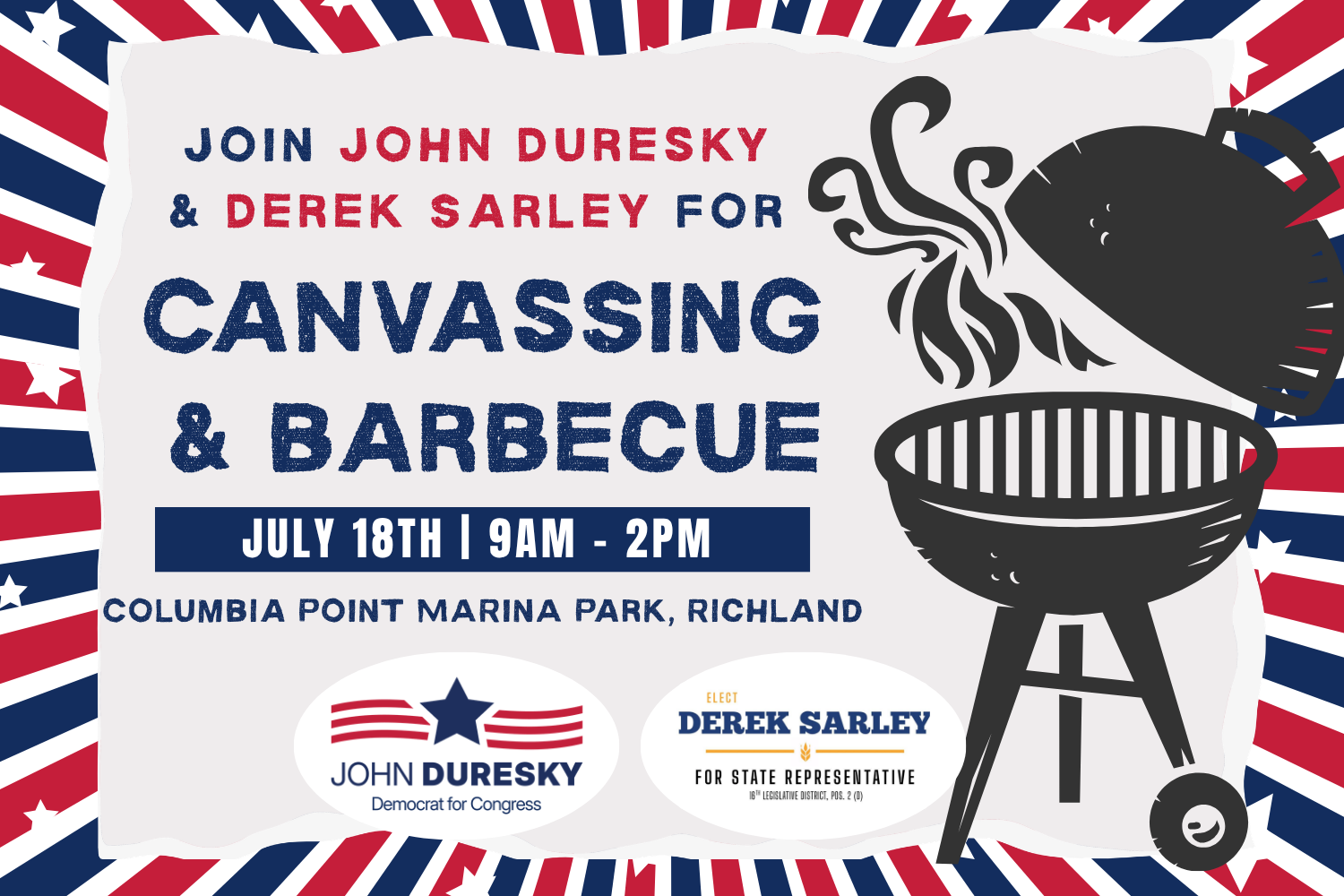 Duresky/Sarley Canvassing and Barbecue