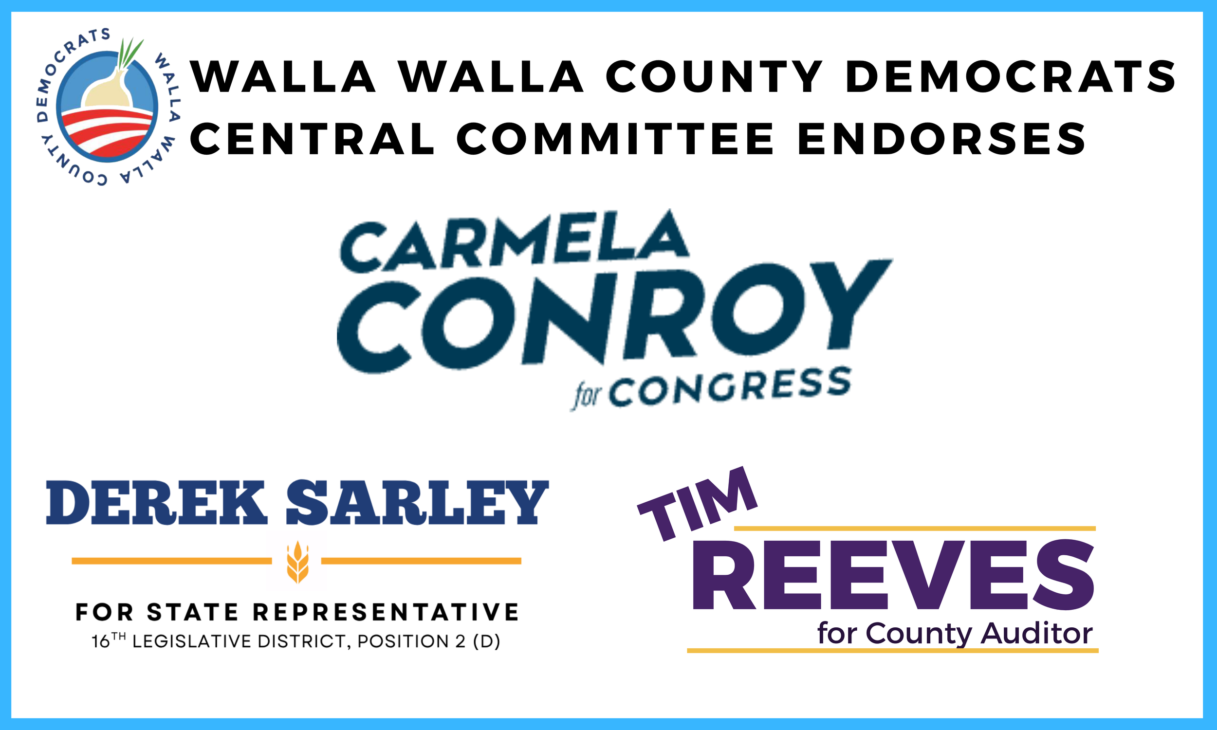 Walla Walla County Democrats Endorse 2026 Candidates
