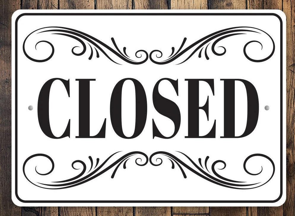 Office Closed, 8/31-9/7