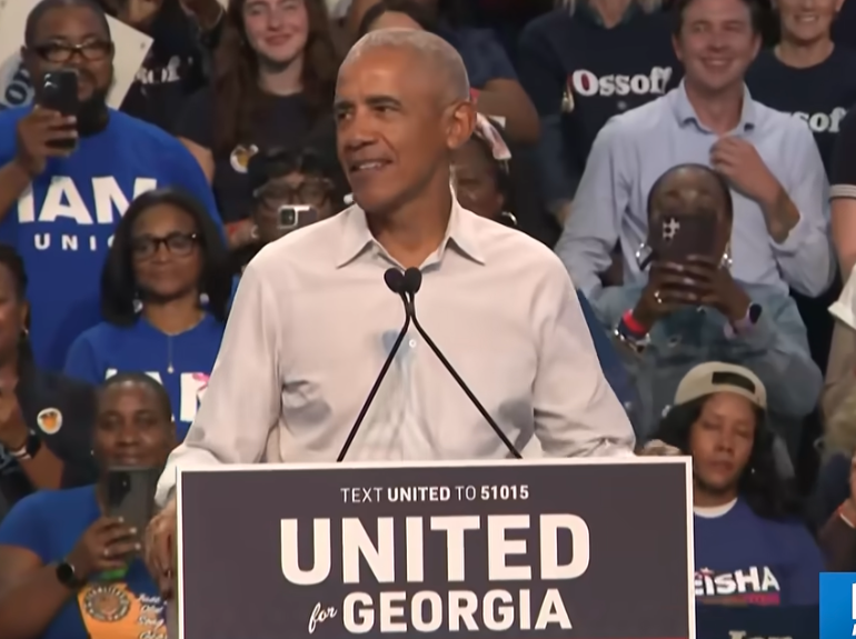 Obama rallies for Democrats in Georgia