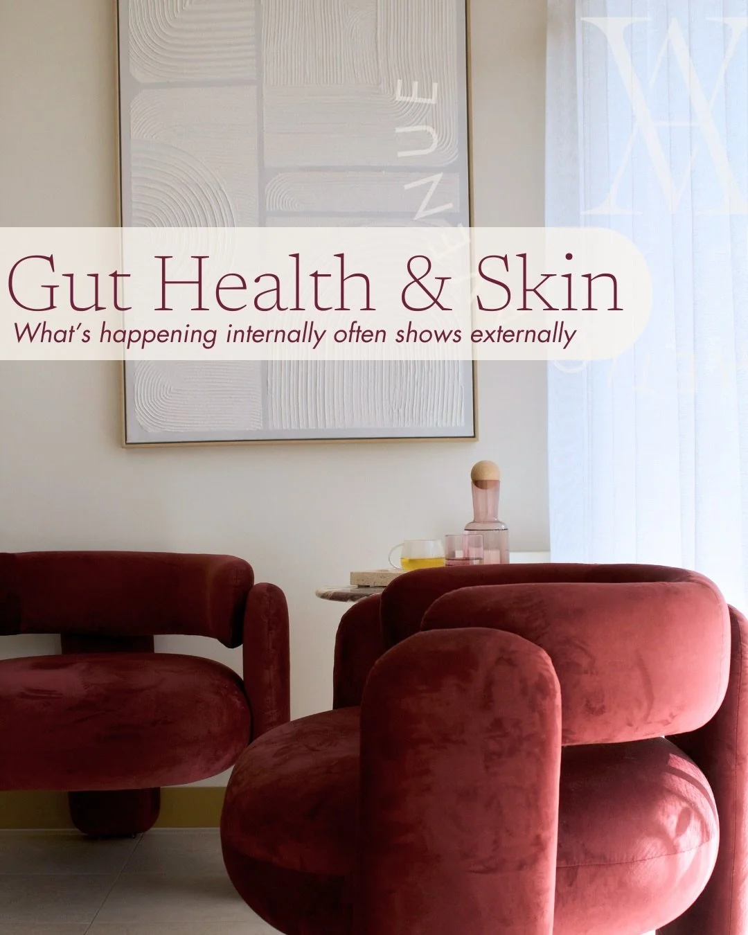 When the gut is supported, the skin is better equipped to heal, maintain clarity and achieve a healthy glow from within.

That&rsquo;s why we incorporate targeted ingestible gut health drinks and essential fatty acids alongside professional treatment