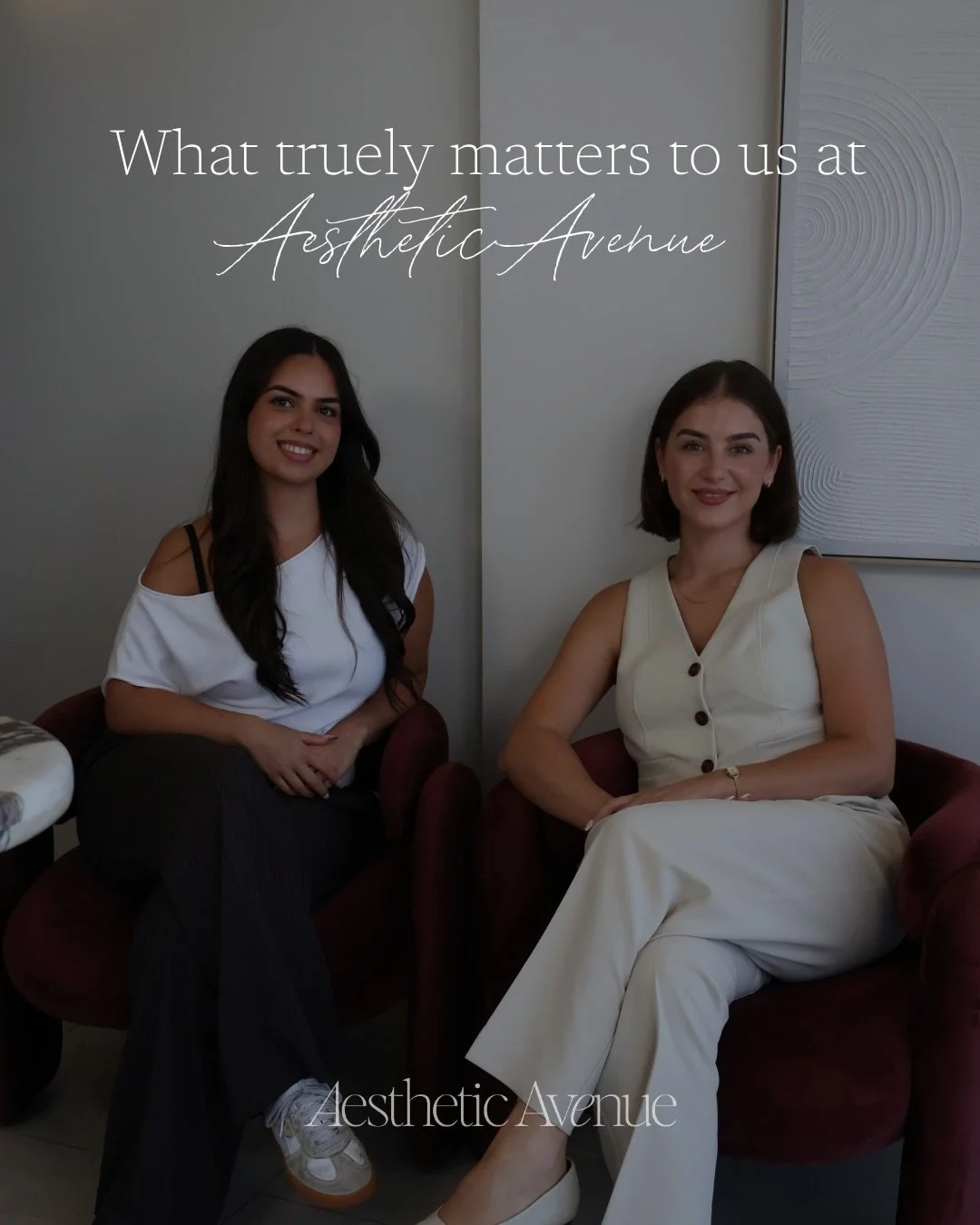 At Aesthetic Avenue we always value more than just outcome. 
Every interaction and person has their own unique place in our clinic and we will always guide with professionalism, care and authenticity 🤍 
#aestheticavenue #cosmeticmedicine #skintherap