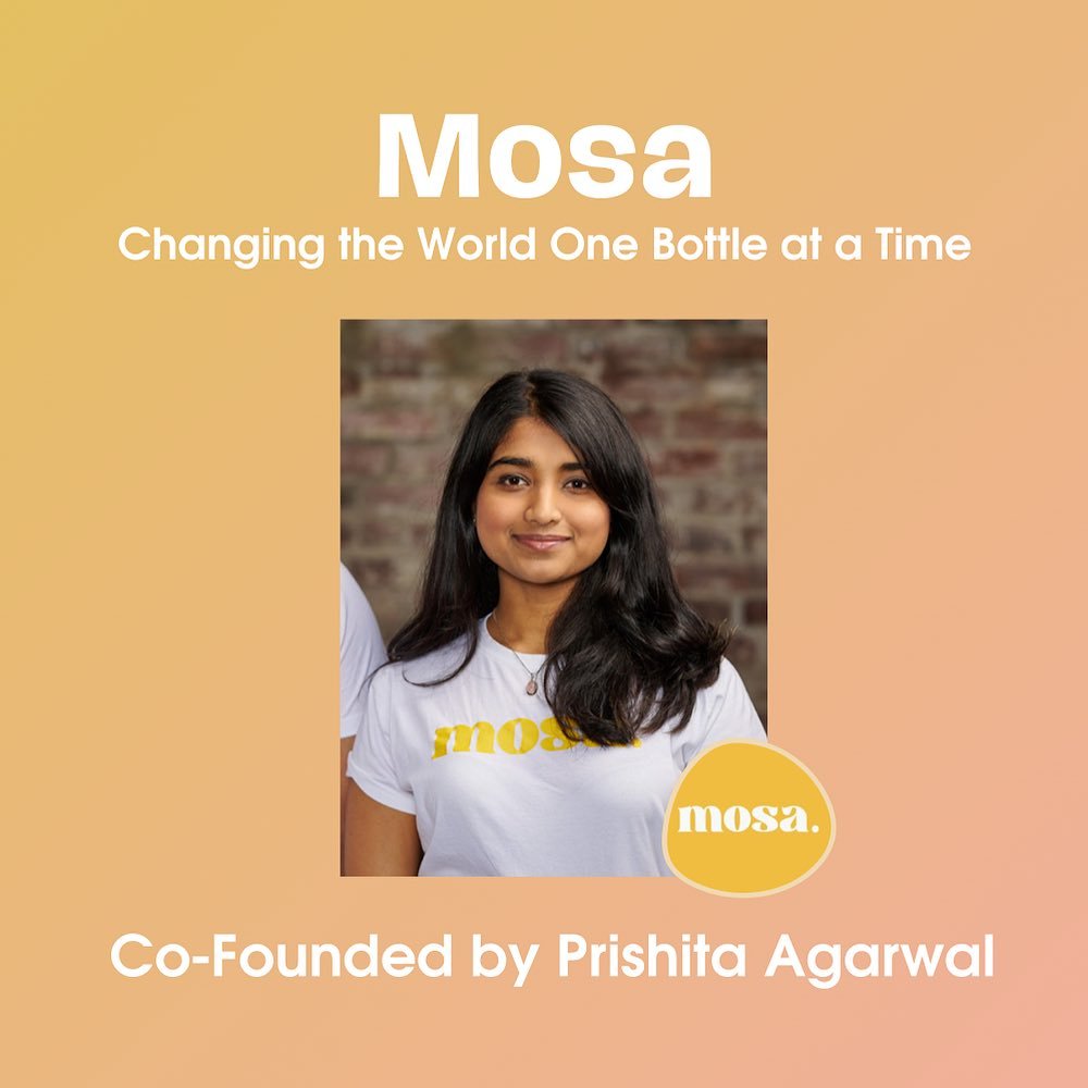 💡 Meet entrepreneur @prishitagarwal! 

🚀 Prishita Agarwal&rsquo;s friend&rsquo;s get-together brought to light the sheer amount of glass bottle waste negatively affecting the environment. So, Prishita and her co-founder embarked on a mission to mit