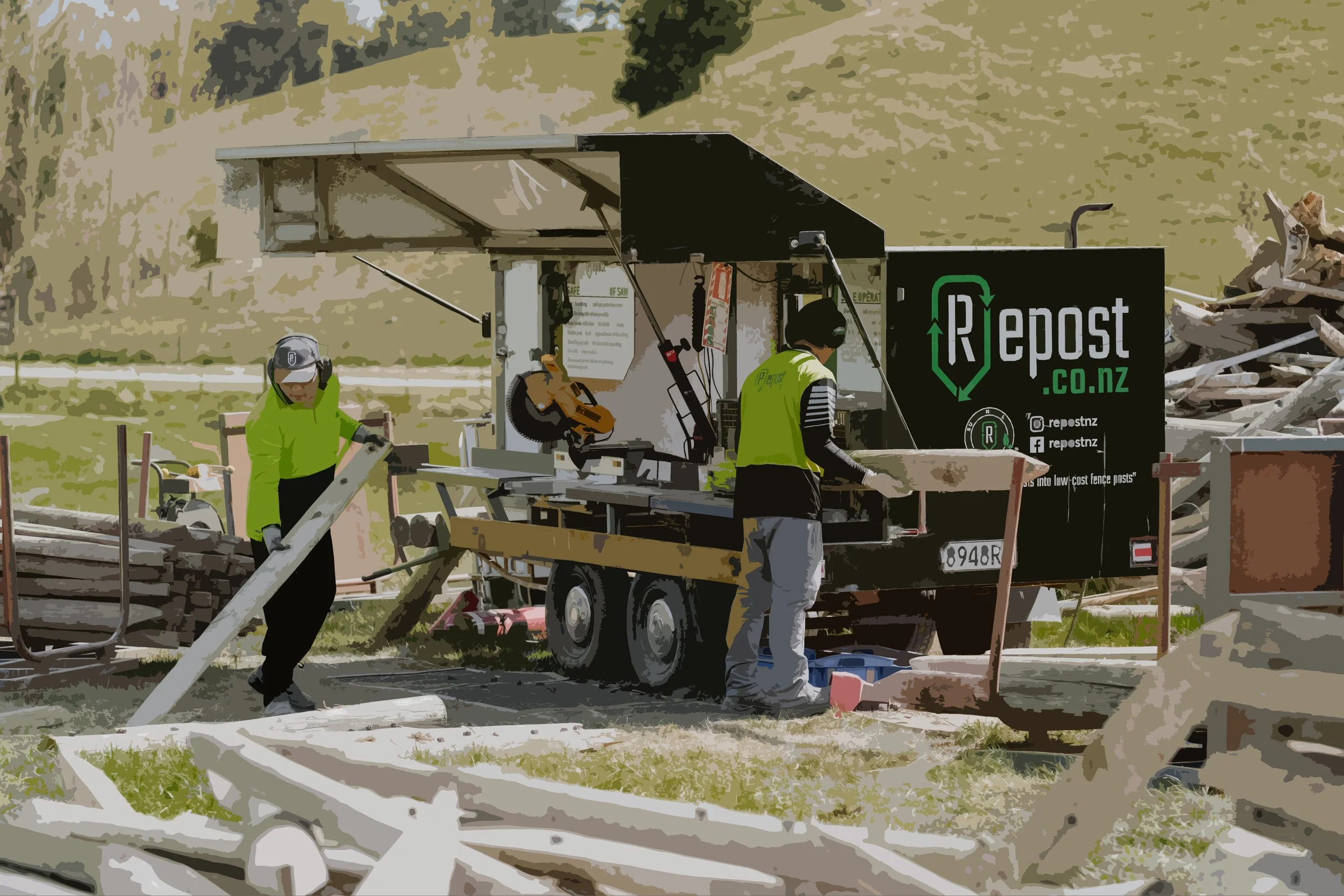 Farmers Weekly - Recycled posts a triple win