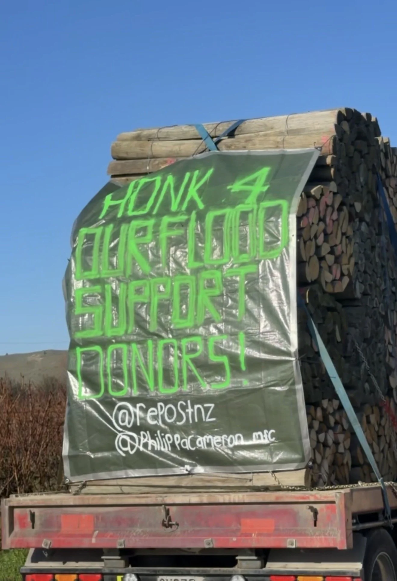 RNZ morning radio - Kaikoura and Wairarapa 7000 posts 48km’s post drive with Philippa Cameron @whatsforsmoko