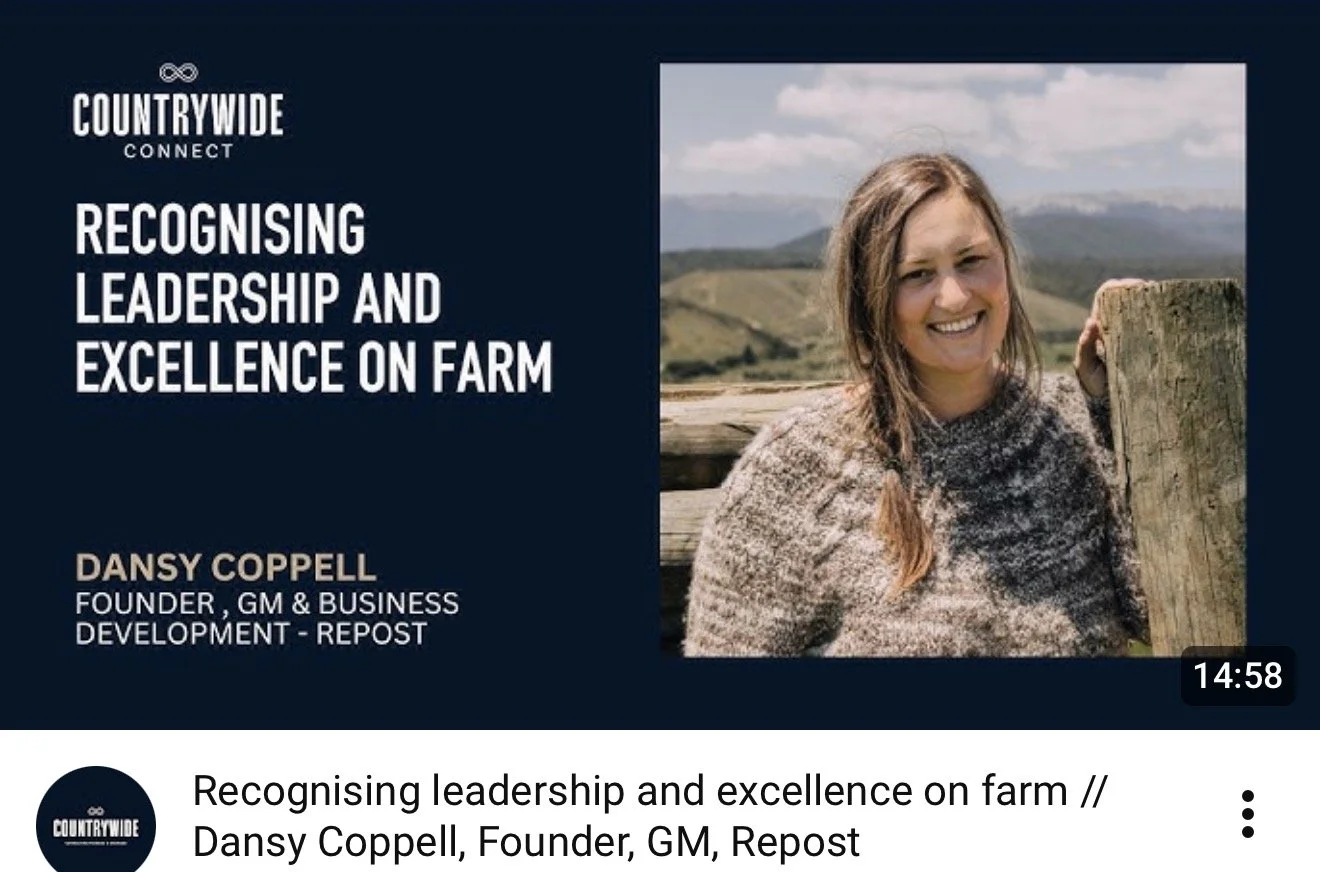 Dansy talks underwear, Gregs socks, E Tipu On-farm award win and Repost with Andy and Sarah Countrywide 