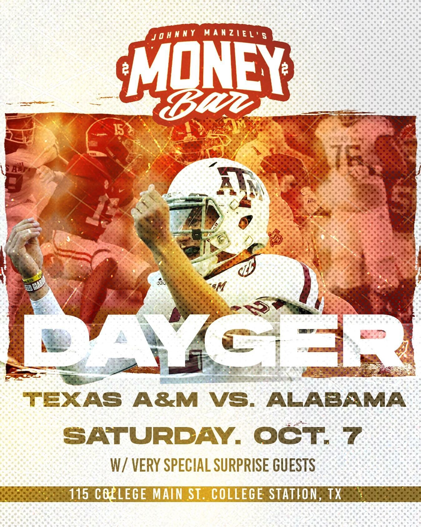 We are partying ALLL DAY LONG this Saturday @jmanziel2 💵 Bar! 😎 OPENING AT 10am!