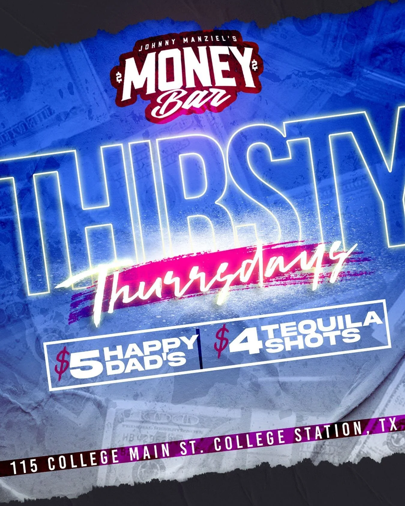 Gallery — Johnny Manziel's Money Bar