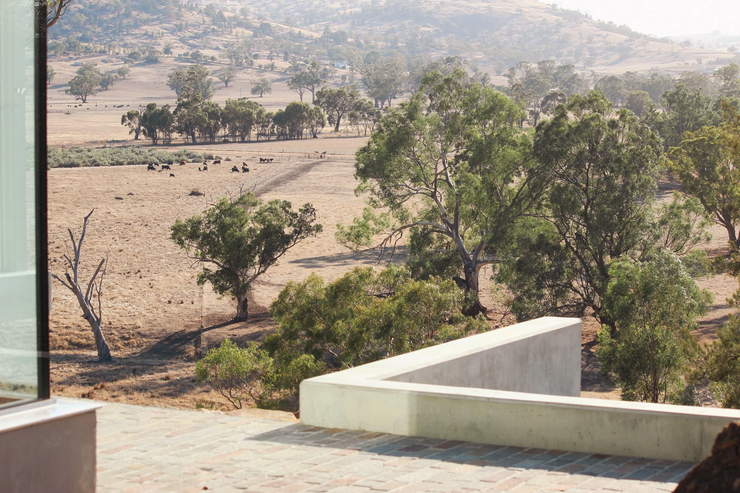 Landscape Design, Garden Design, Country house, regional New South Wales, naturalistic, drought resistant, fire pit, natural stone paving