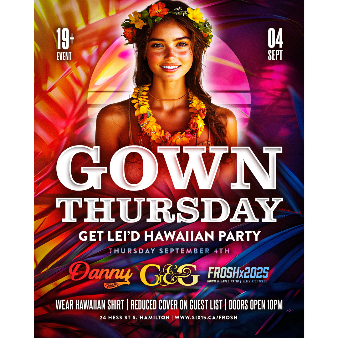 GOWN Thursday Get Lei’d Hawaiian party