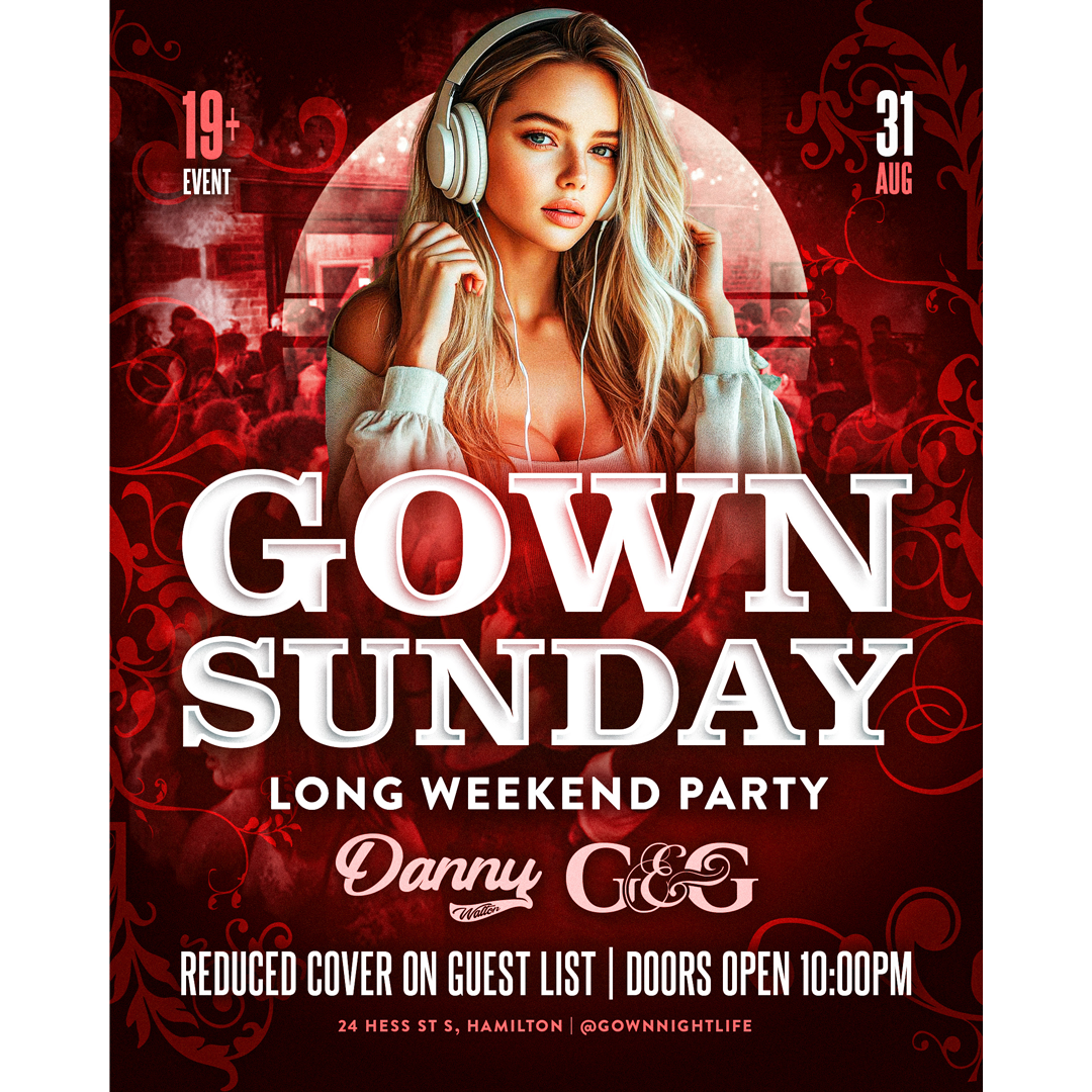 GOWN Sunday Long Weekend Party