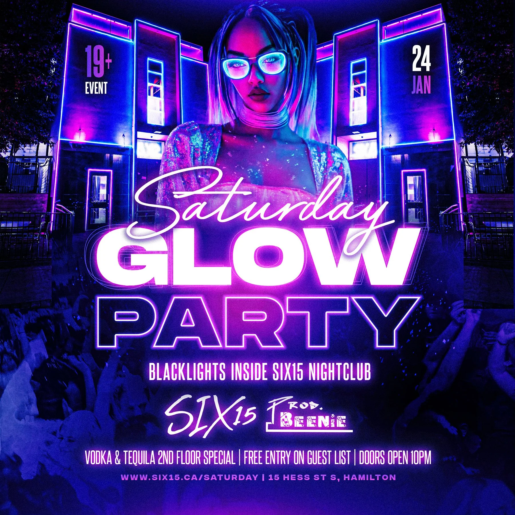 Saturday Glow Party