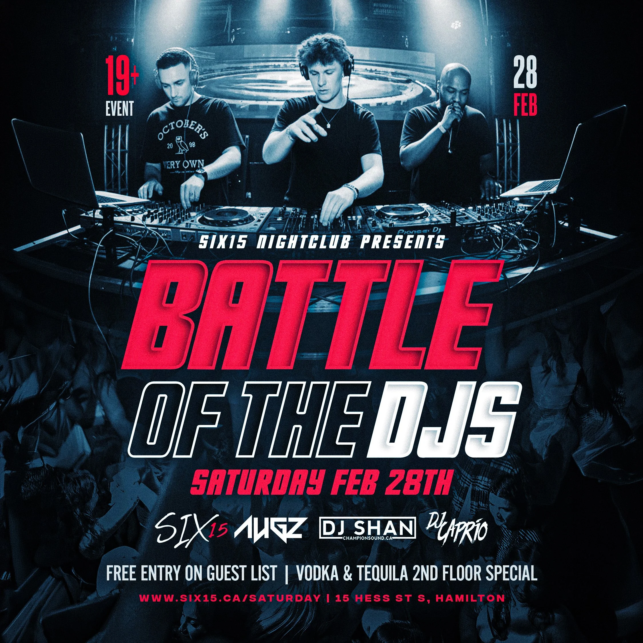 Saturday Battle of the DJs