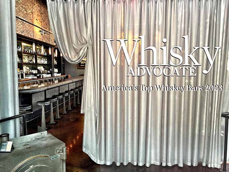 whiskey advocate award &amp; entry lobby