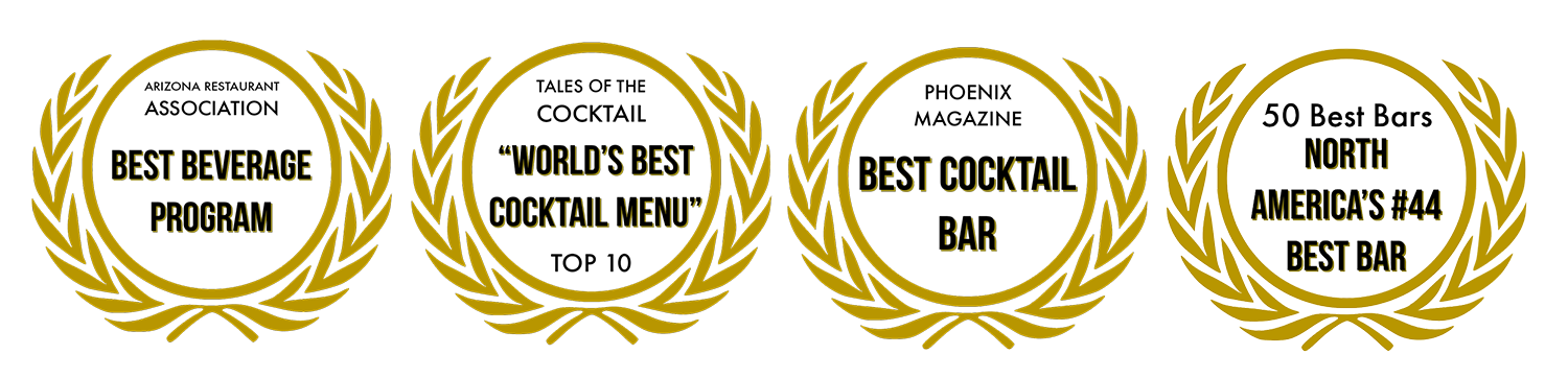 awards  best beverage program - worlds best cocktail menu - best cocktail bar - Americas best bar #44 - link to page