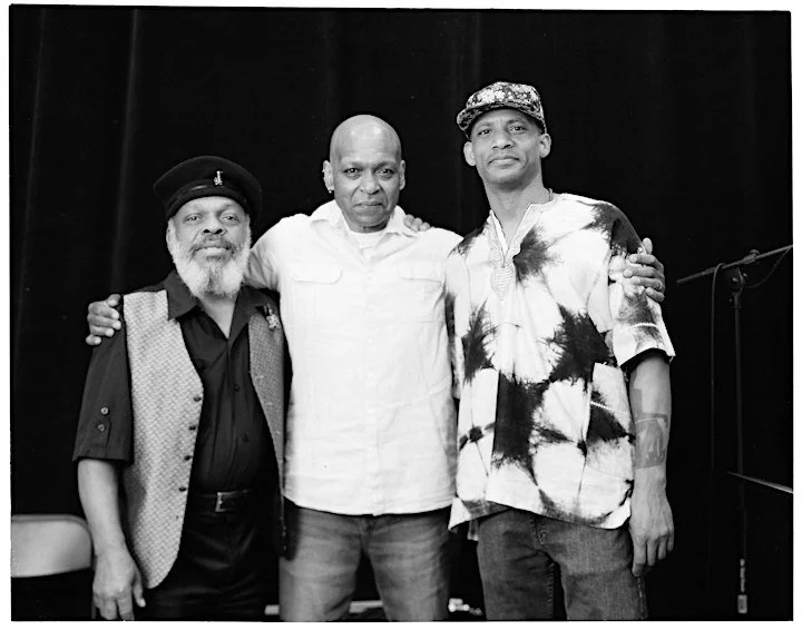 riganol featuring the formidable talents of Anthony Cox (Bass, Cello and Percussion), Davu Seru (Drums and Percussion) and Douglas R. Ewart (Winds, Percussion, Poetry and Invented Instruments).