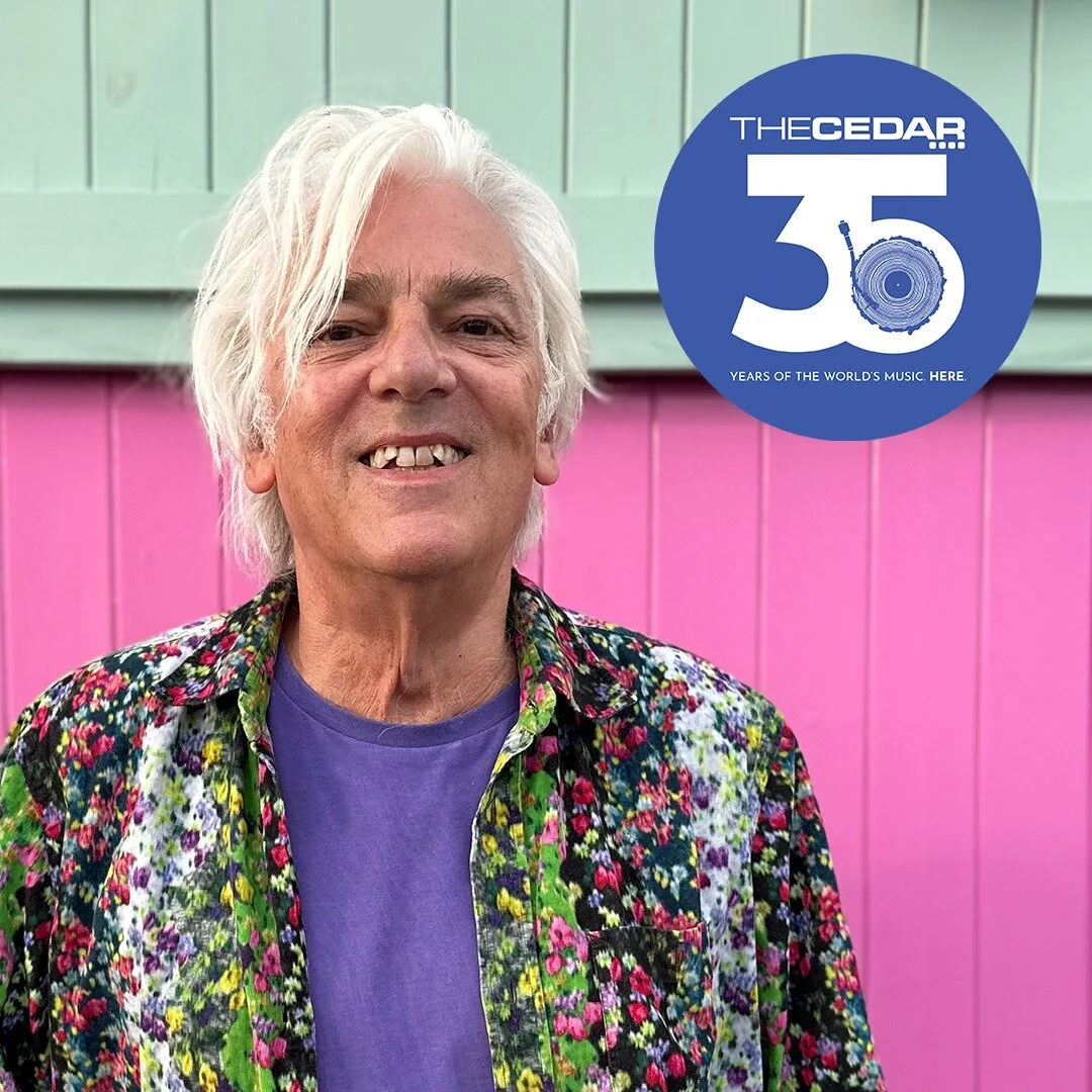 The Cedar Presents
An Evening with ROBYN HITCHCOCK
Thursday, May 2, 2024 / Doors: 7:00 PM / Show: 7:30PM
All Ages
Seated
$35 Advance, $40 Day of Show

Tickets on sale Now! Head to our Linktree!