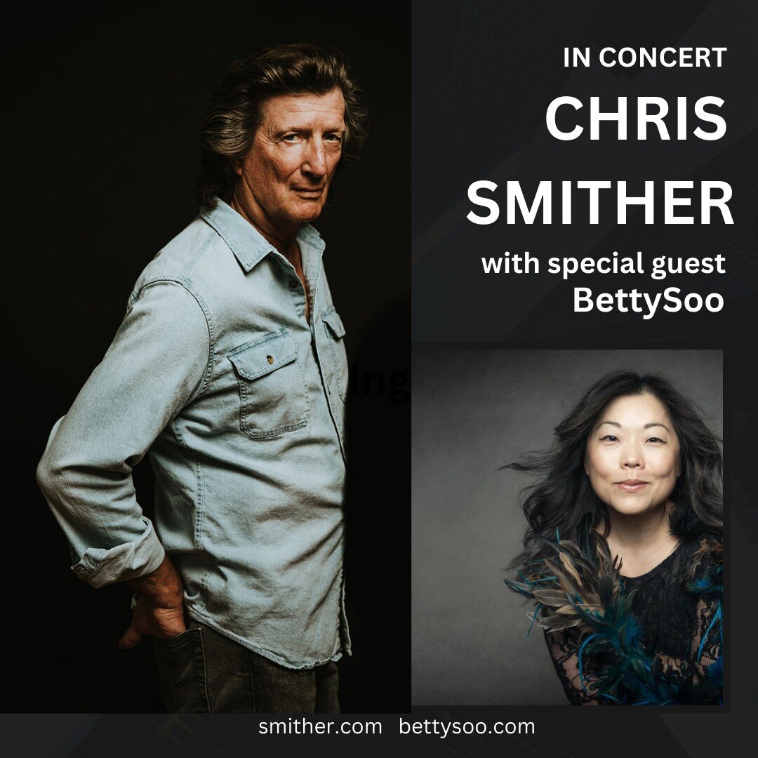 The Cedar Presents 
CHRIS SMITHER with Betty Soo
Thursday, August 1, 2024 / Doors: 7:00 PM / Show: 7:30 PM
All Ages
Seated
$35 Advance, $40 Day of Show

Tickets on sale Friday, March 22, 2024 at 12 PM CT! Head to our Linktree!
