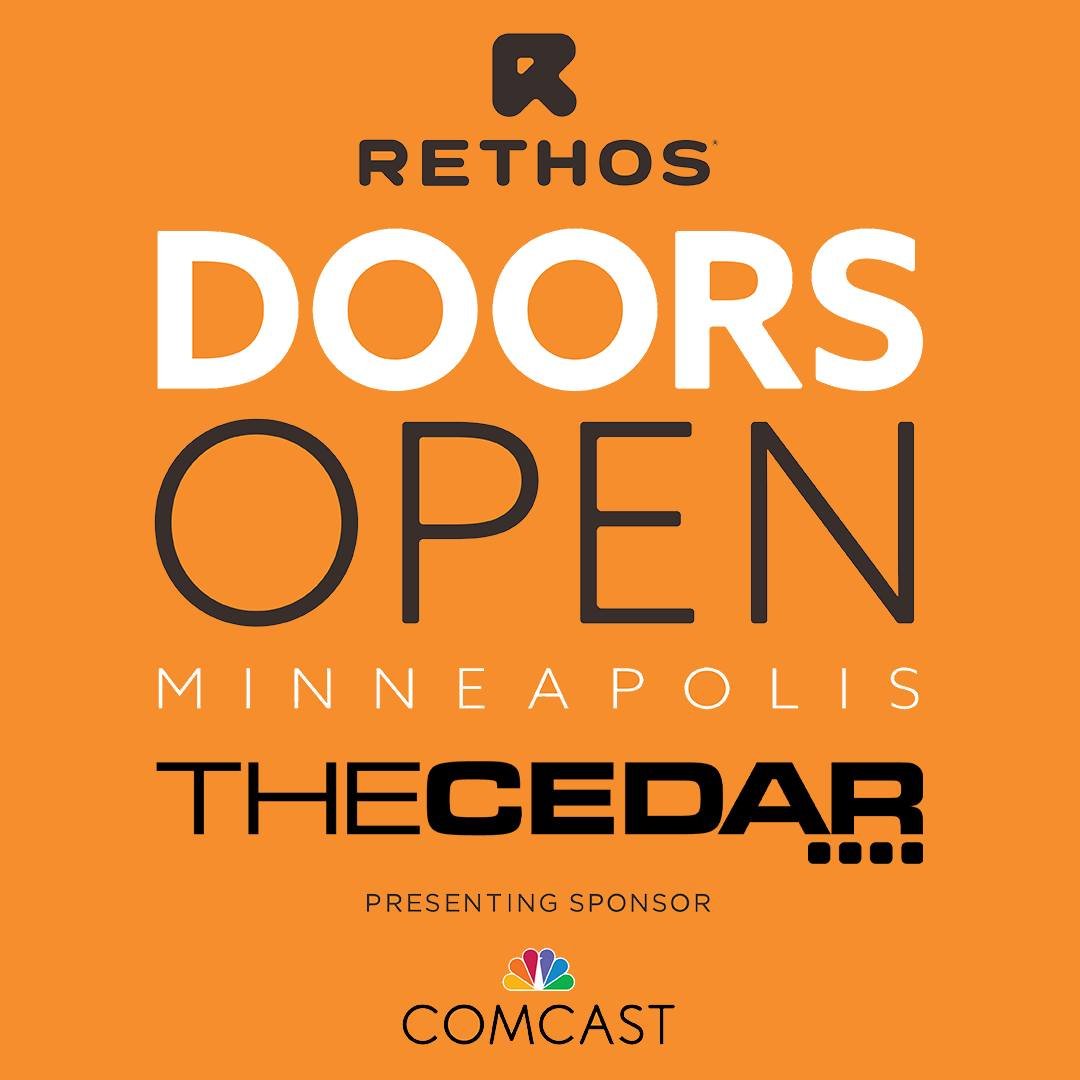 Doors Open Presents
DOORS OPEN MINNEAPOLIS
Sunday, May 19, 2024 / Start: 10:00 AM / End: 5:00 PM
All Ages
FREE!

The Cedar is honored to open our doors on Sunday, May 19th! Come visit with various Cedar Cultural Center Board Members, learn more about