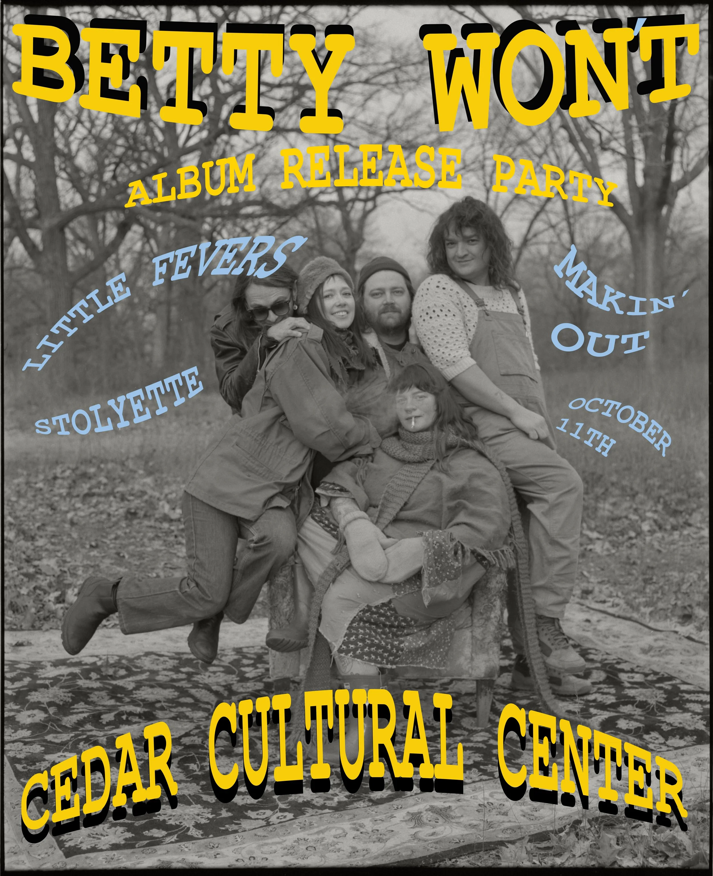 BETTY WON'T Album Release Party with Makin' Out, Stolyette, and Little Fevers