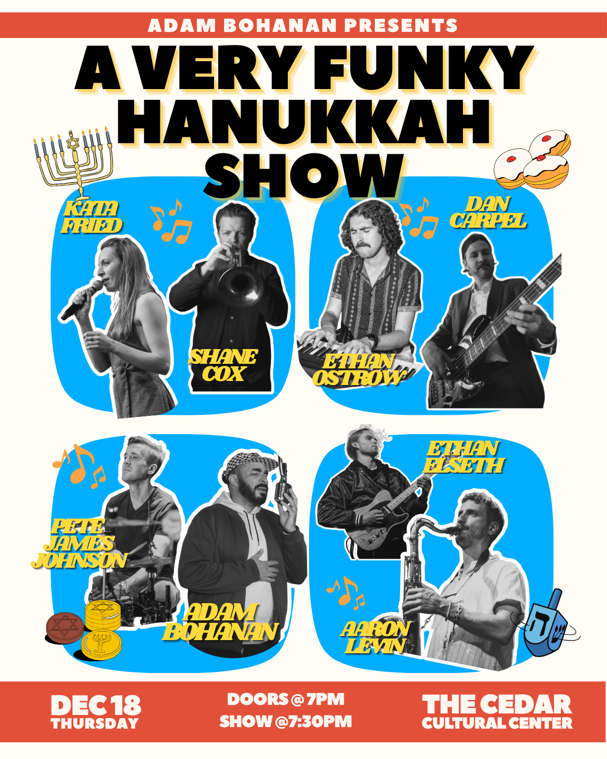 ADAM BOHANAN Presents A Very Funky Hanukkah Show