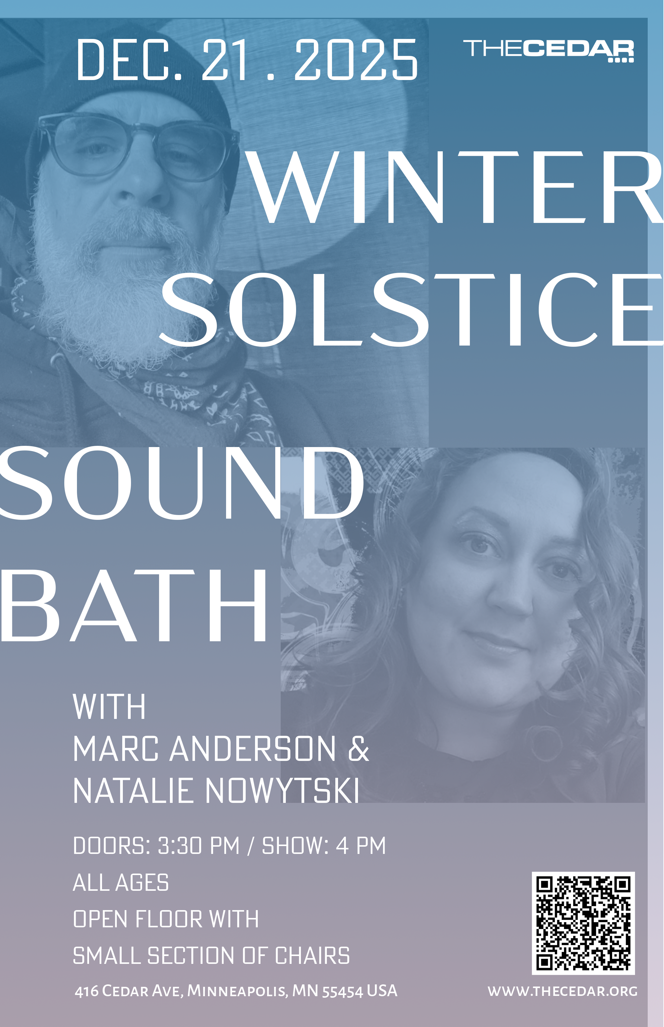 WINTER SOLSTICE SOUND BATH with Marc Anderson and Natalie Nowytski